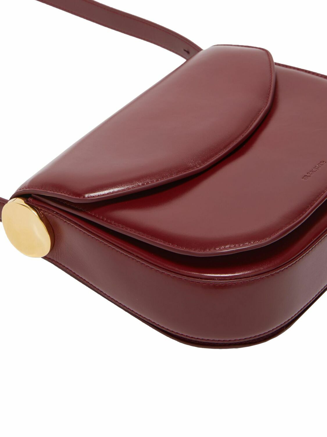 Jil Sander o1loc1c0426 Size:OS/Medium Coin Leather Bag in Dark Red Size ONE SIZE - 3 Thumbnail