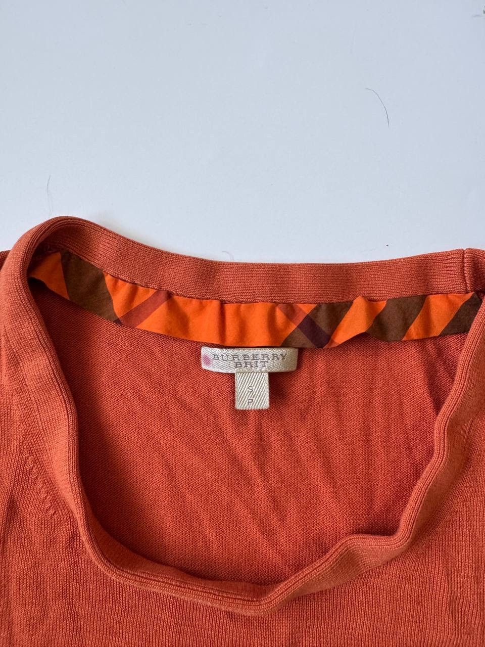 Burberry Genuine Burberry Women Top Size Small Orange Size S / US 4 / IT 40 - 3 Thumbnail