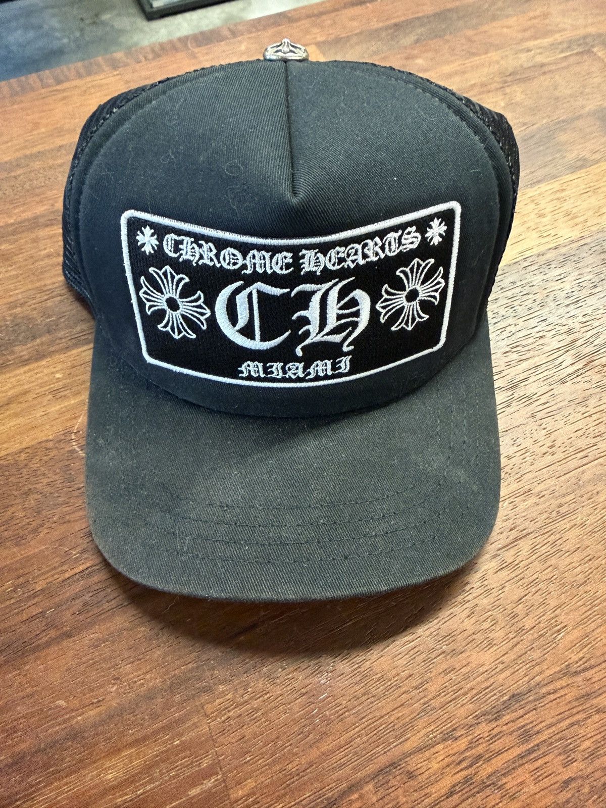 Chrome Hearts Miami Patch Trucker Hat Size ONE SIZE - 2 Thumbnail