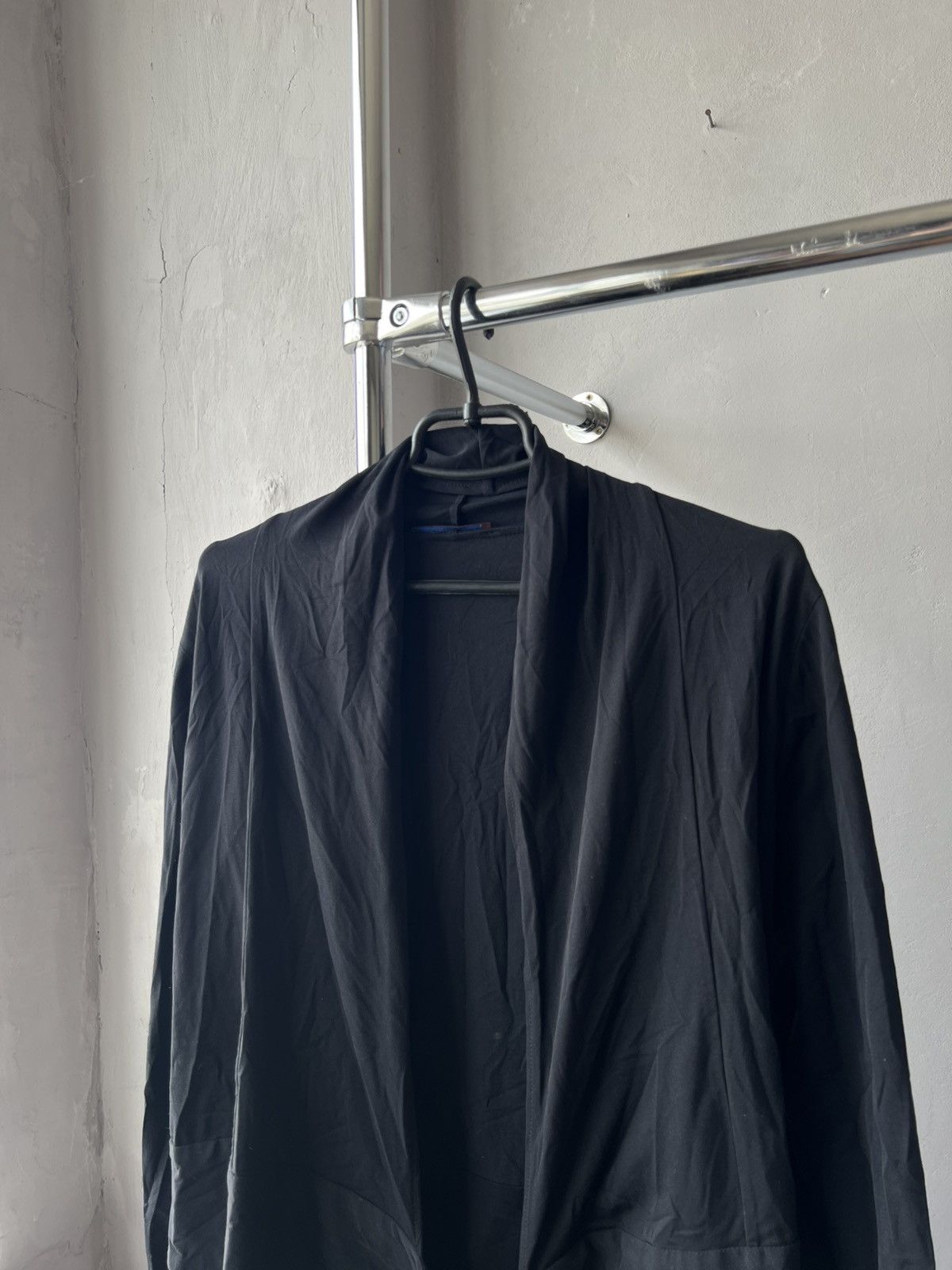 Other KATHARINA HOVMAN BLACK OPEN FRONT TIE CARDIGAN DUSTER JACKET Size XL / US 12-14 / IT 48-50 - 4 Thumbnail