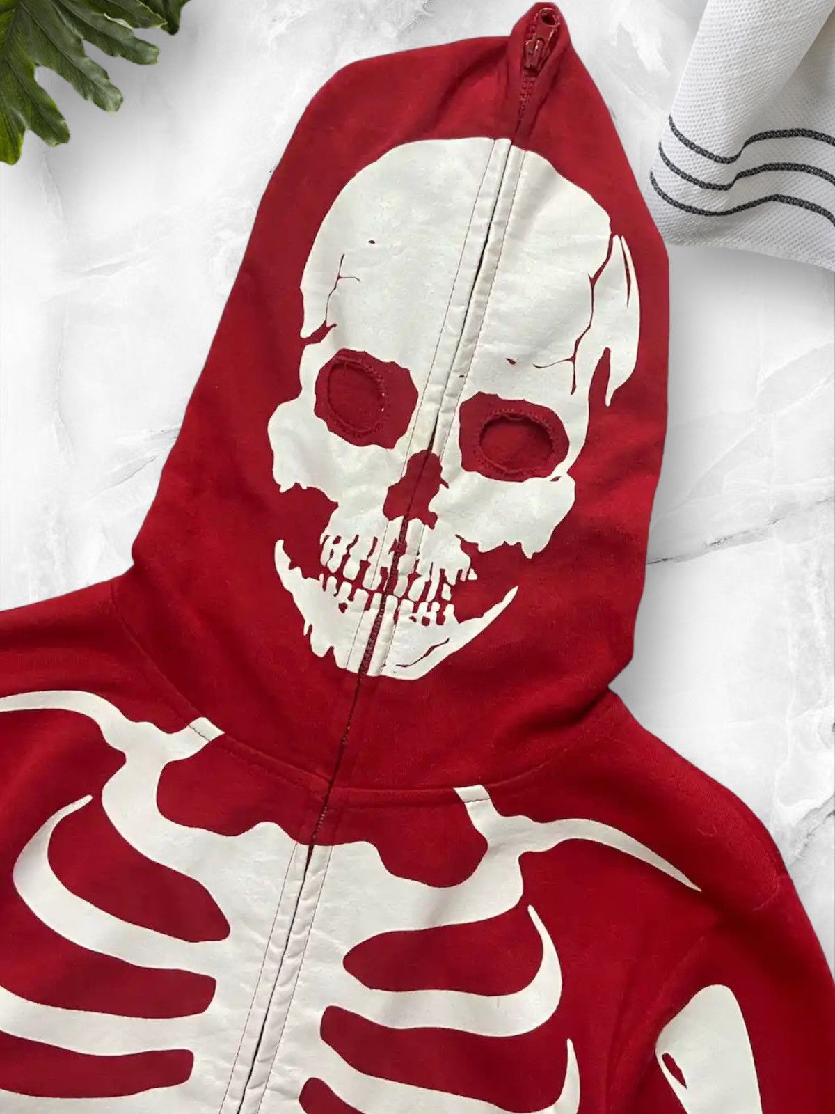 Japanese Brand × Vintage Vintage Clash Ahead Japan Skeletons Full Zip Up Hoodie Size US S / EU 44-46 / 1 - 4 Thumbnail