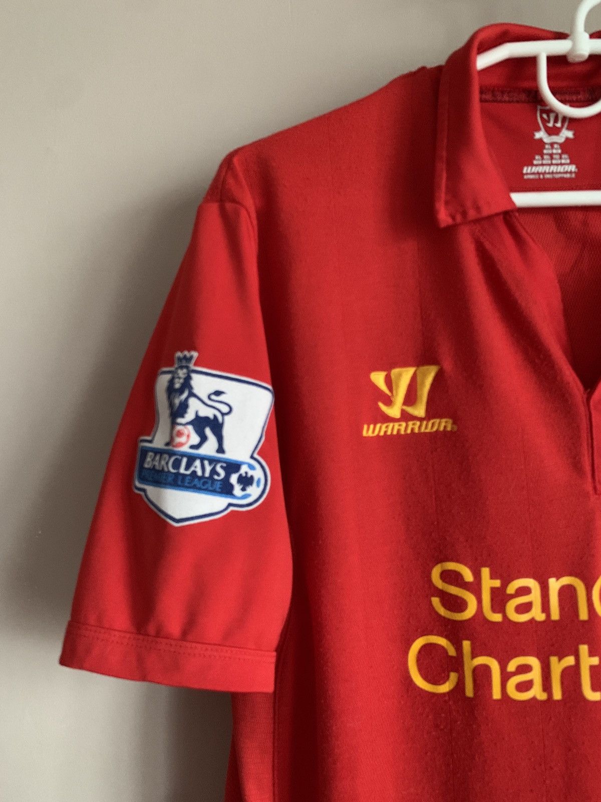 Warrior Liverpool FC 2012 2013 home Gerrard soccer football jersey Size US XL / EU 56 / 4 - 3 Thumbnail