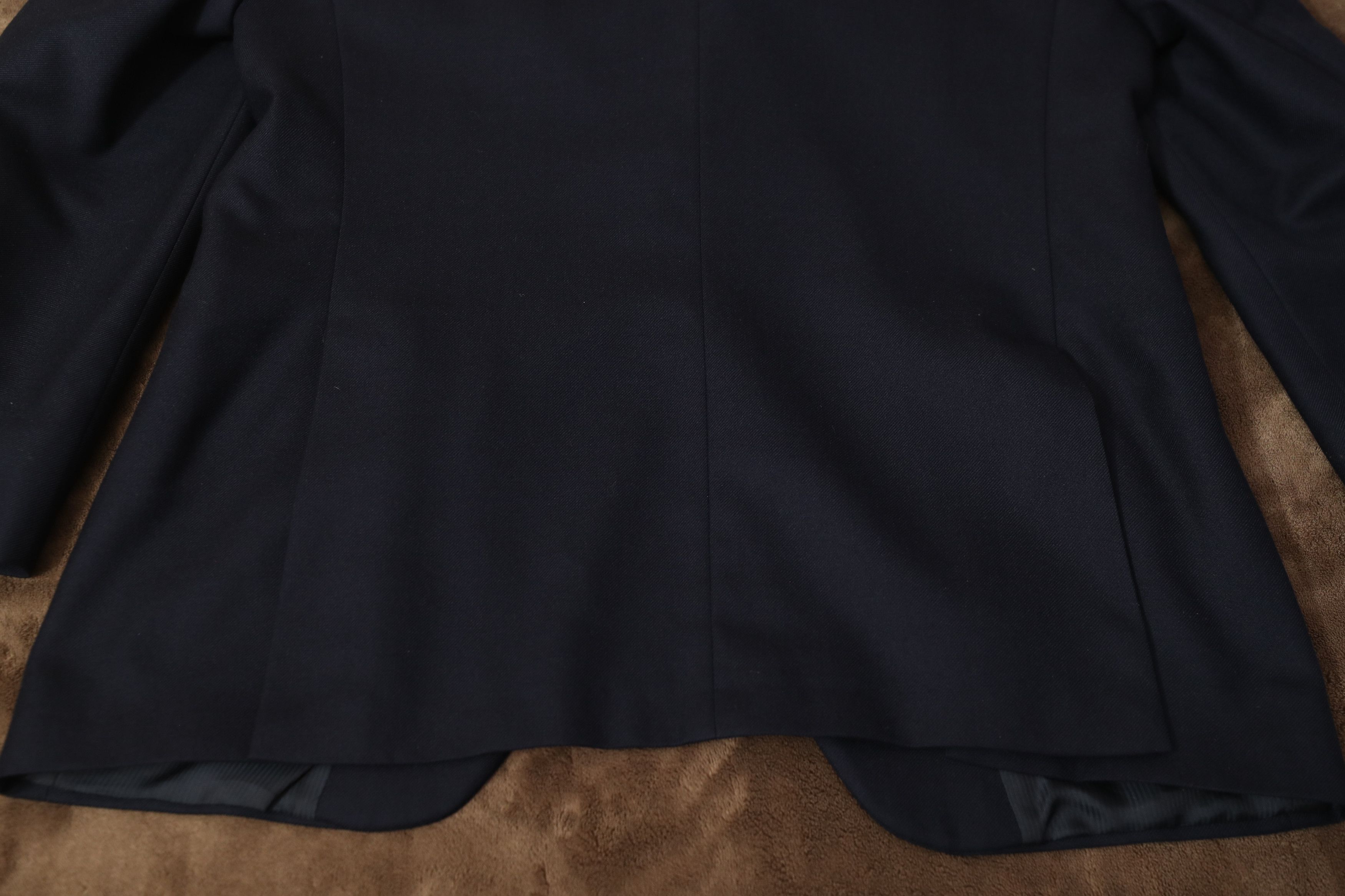 Saks Fifth Avenue Saks 5th Ave Cashmere Navy Suit Jacket (42R) Size 42R - 12 Thumbnail
