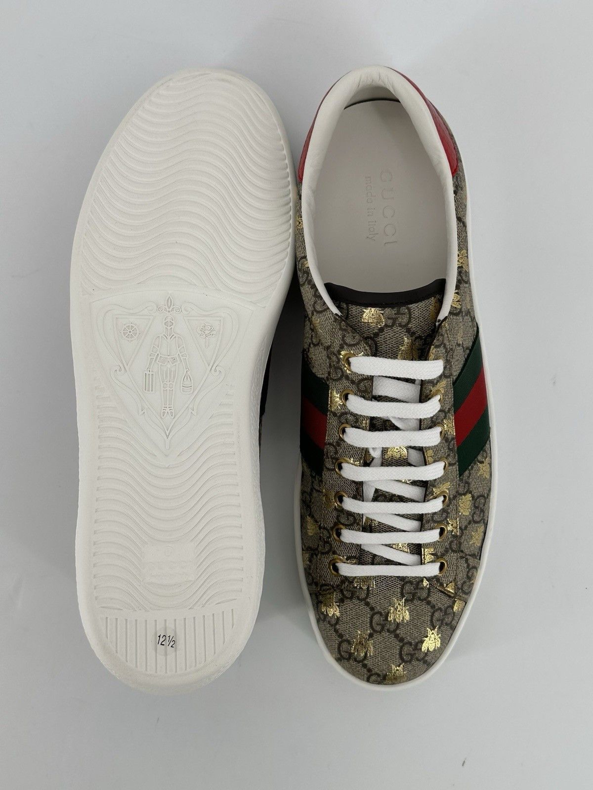 Gucci New Gucci Sneakers Size-US-13,5 / UK-12,5 / EU-46,5 Size US 13 / EU 46 - 11 Thumbnail