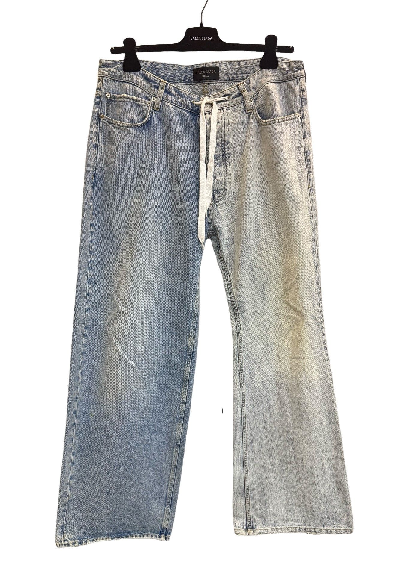 Balenciaga Balenciaga Two-Tone Drawcord Jeans Size M Size US 32 / EU 48 - 1 Thumbnail
