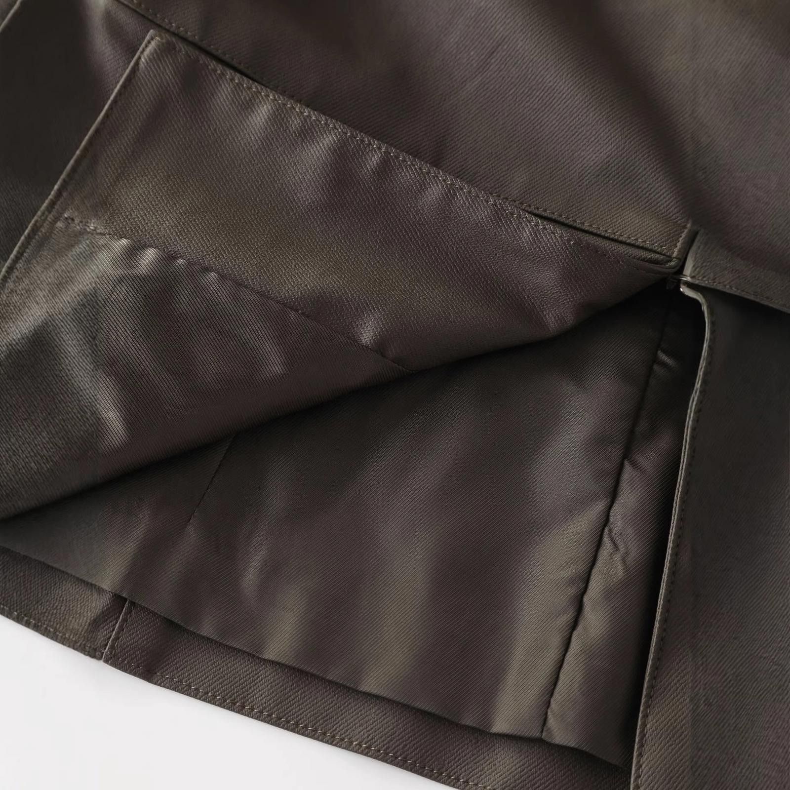 Japanese Brand Multi-Snap Stand Collar Structured Jacket | Boxy Short Cut Size US L / EU 52-54 / 3 - 4 Thumbnail
