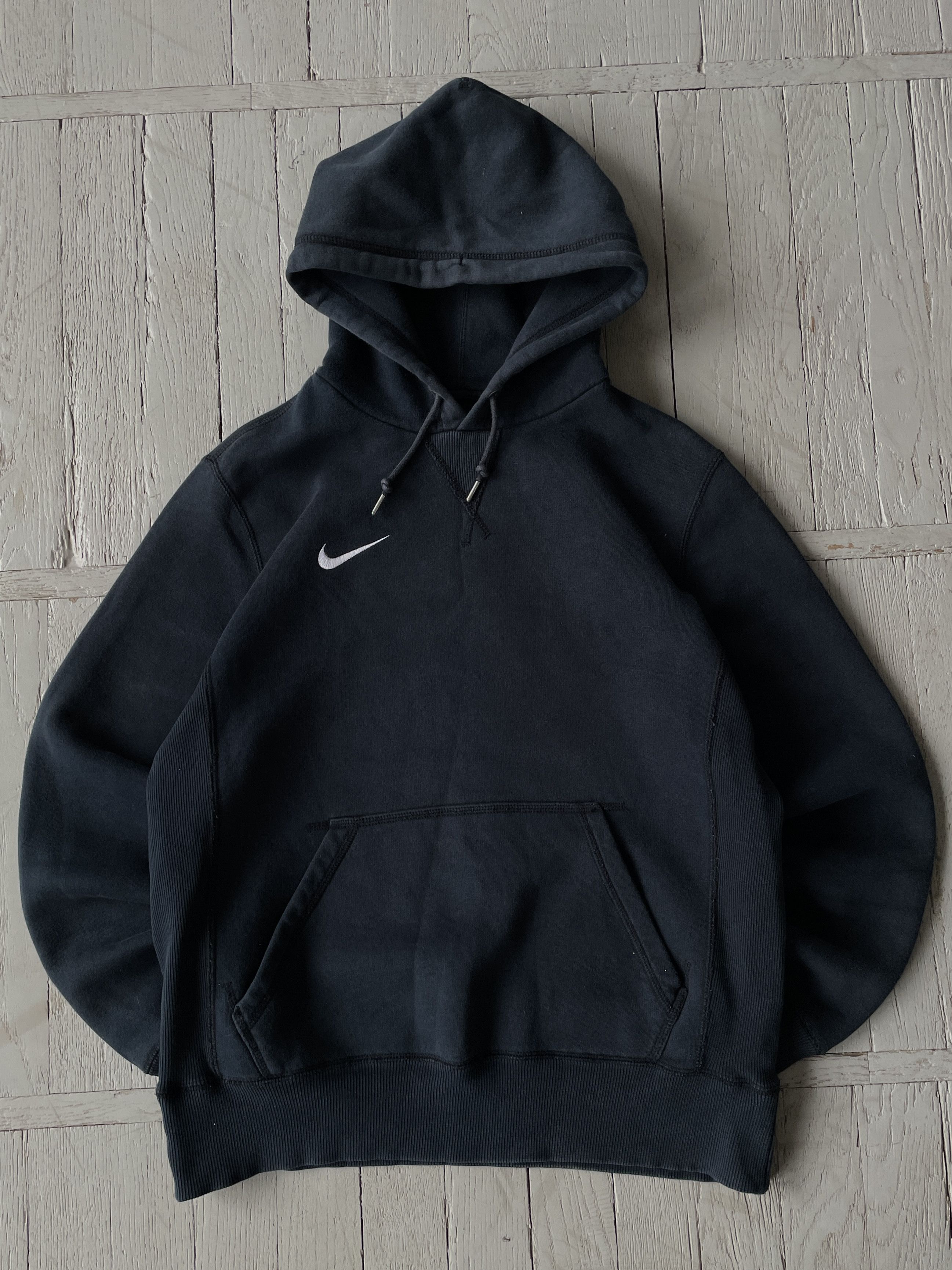 Nike Vintage Nike Small Swoosh Hooded Sweatshirt Size US M / EU 48-50 / 2 - 1 Thumbnail