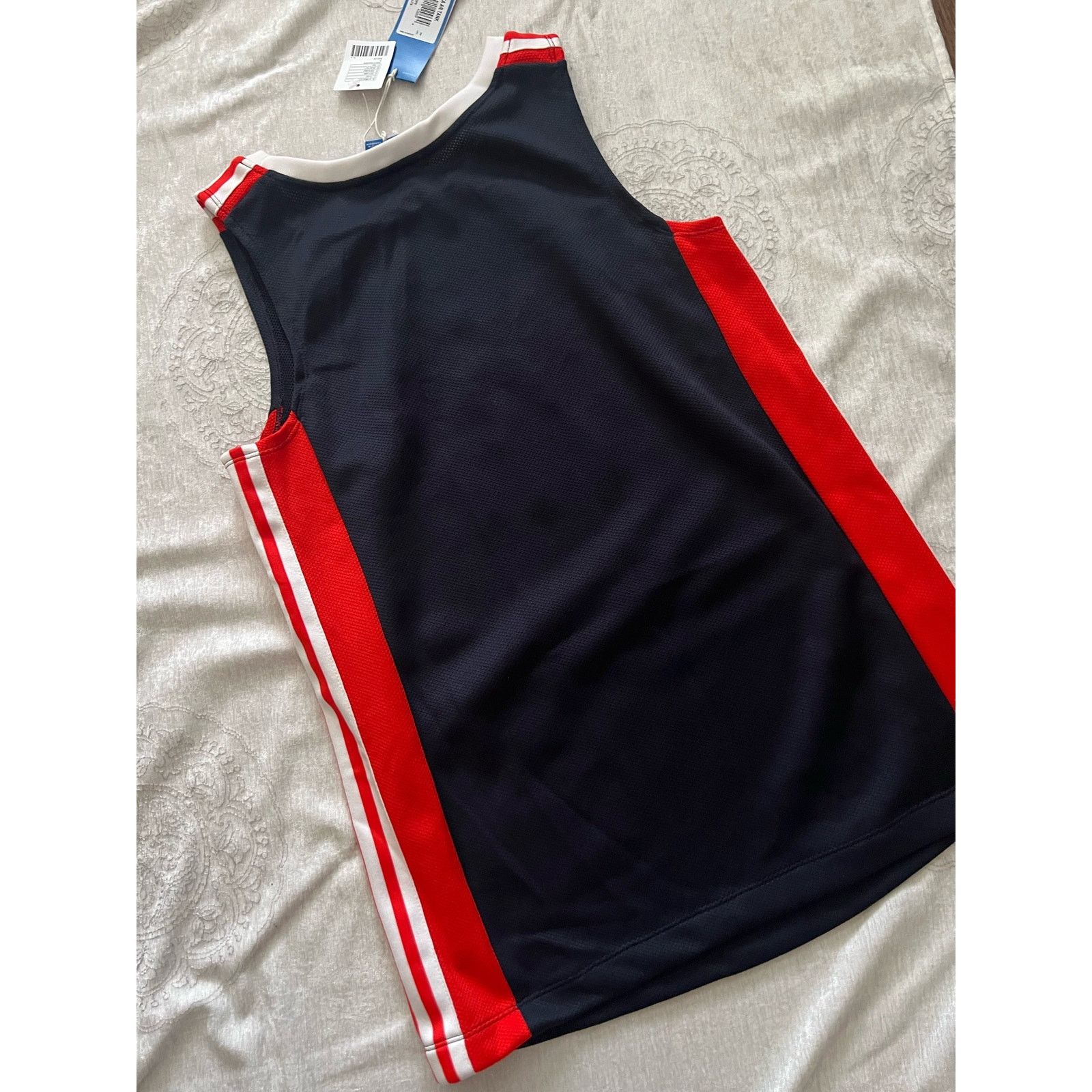 Adidas Adidas Women's Osaka AR Tank Top Legend Ink/Orange Red/White Size S / US 4 / IT 40 - 6 Thumbnail