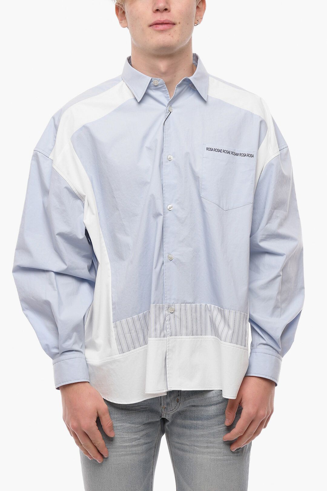 image of Etro Og1Mm1223 Shirt In Light Blue, Men's (Size Medium)