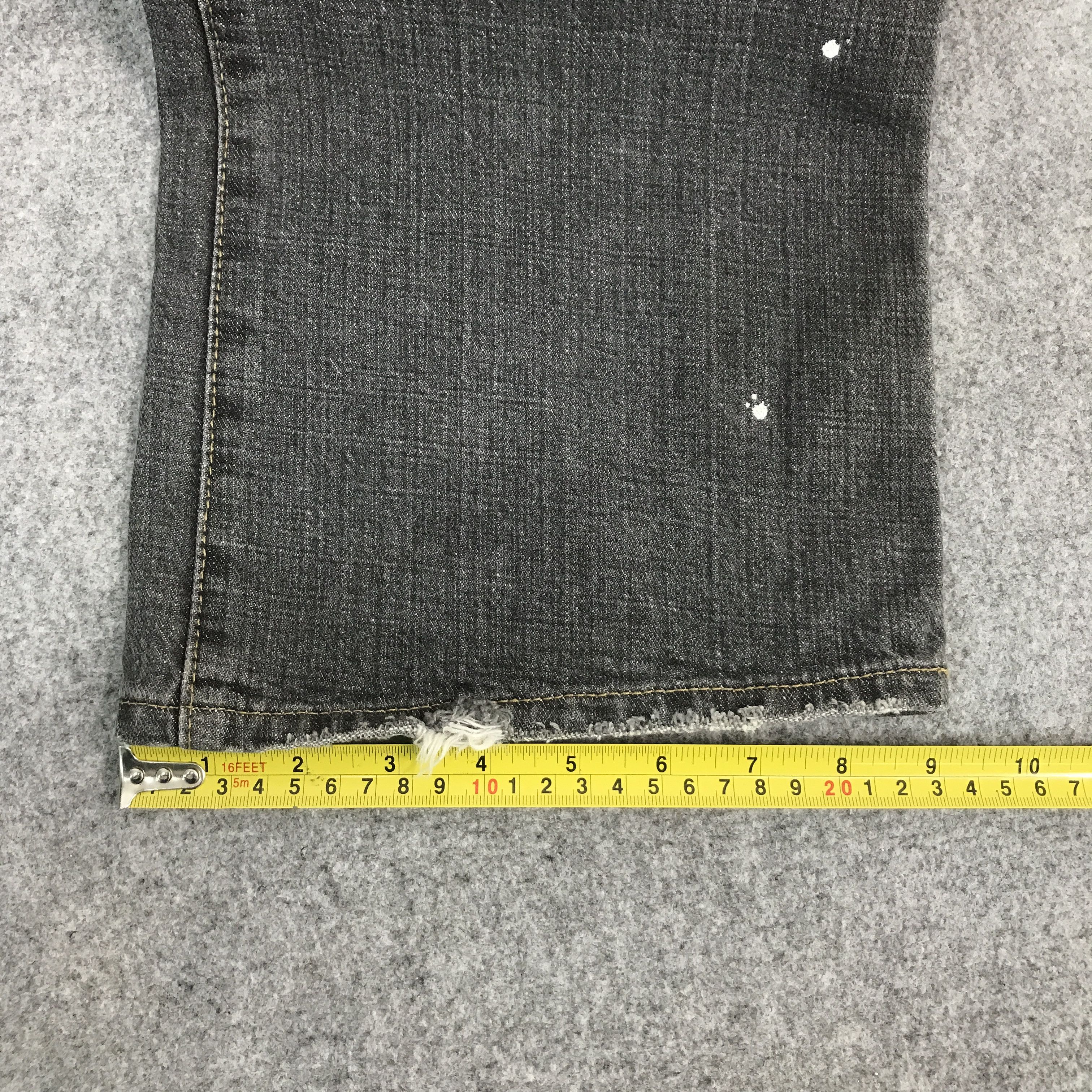 Japanese Brand BOOTCUT BLACK FADED DENIM JAPANESE BRAND PANTS Size US 31 - 12 Thumbnail