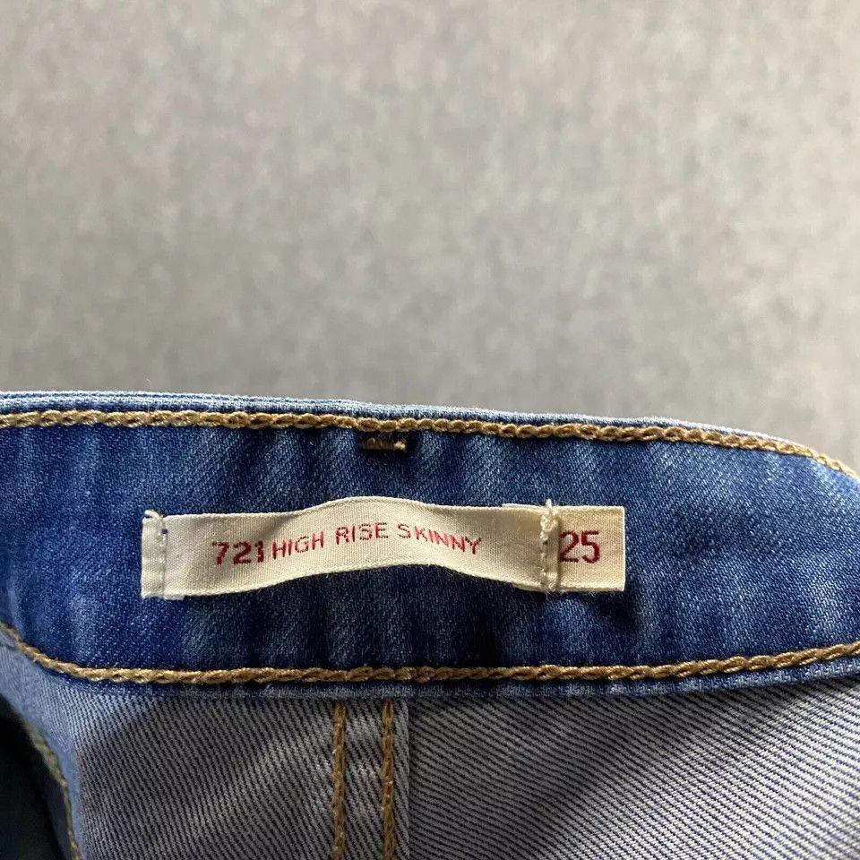 Levi's Levi's Jeans Women's 25 Denim 721 High Rise Skinny 25x30 Size 25" / US 0 / IT 36 - 7 Thumbnail