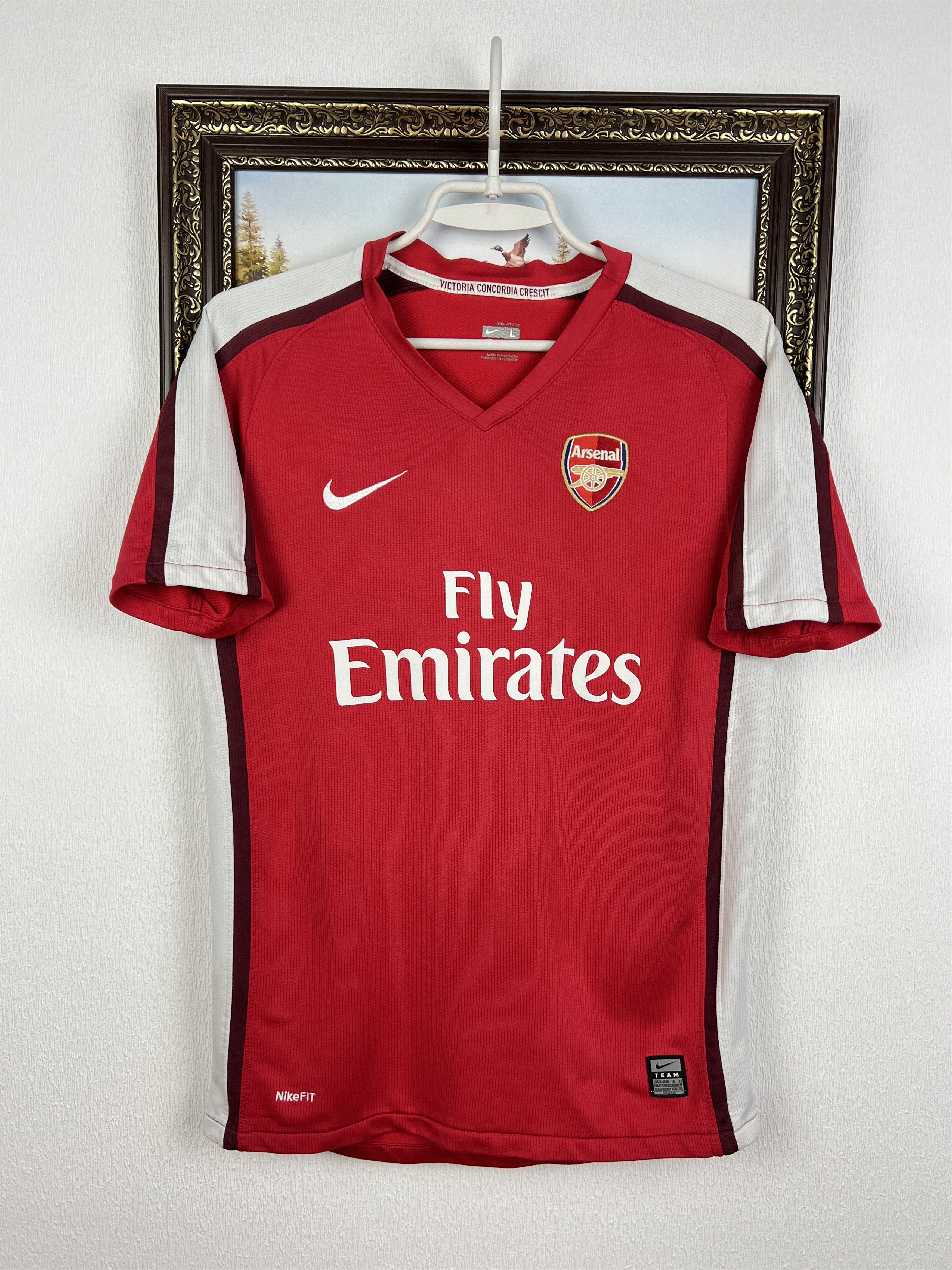 Nike Arsenal football shirt Soccer Jersey Trikot Rare Size Boys L Size US XXS / EU 40 - 1 Thumbnail