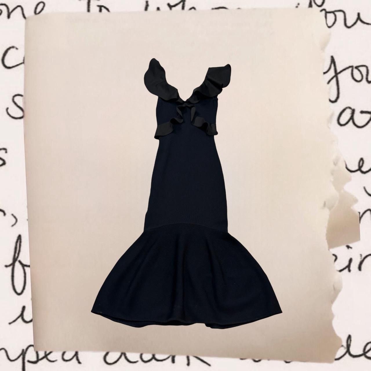 Sachin & Babi sleeveless mermaid dress with ruffled shoulder straps Size XS / US 0-2 / IT 36-38 - 1 Thumbnail