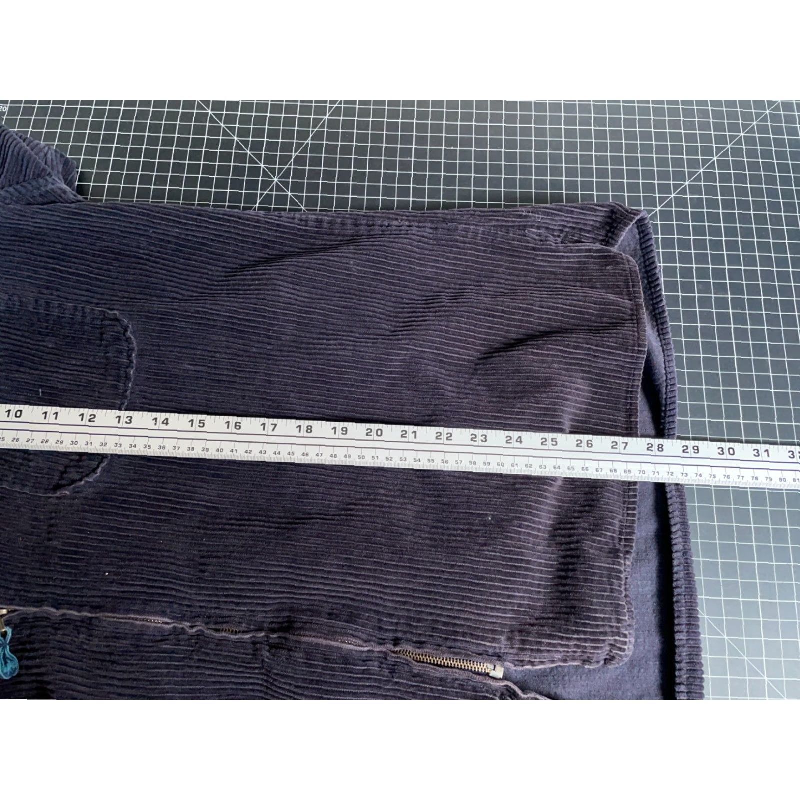 American Eagle Outfitters American Eagle Corduroy Zip Shirt Jacket Mens XL Black Faded Unlined Shacket Size US XL / EU 56 / 4 - 6 Thumbnail