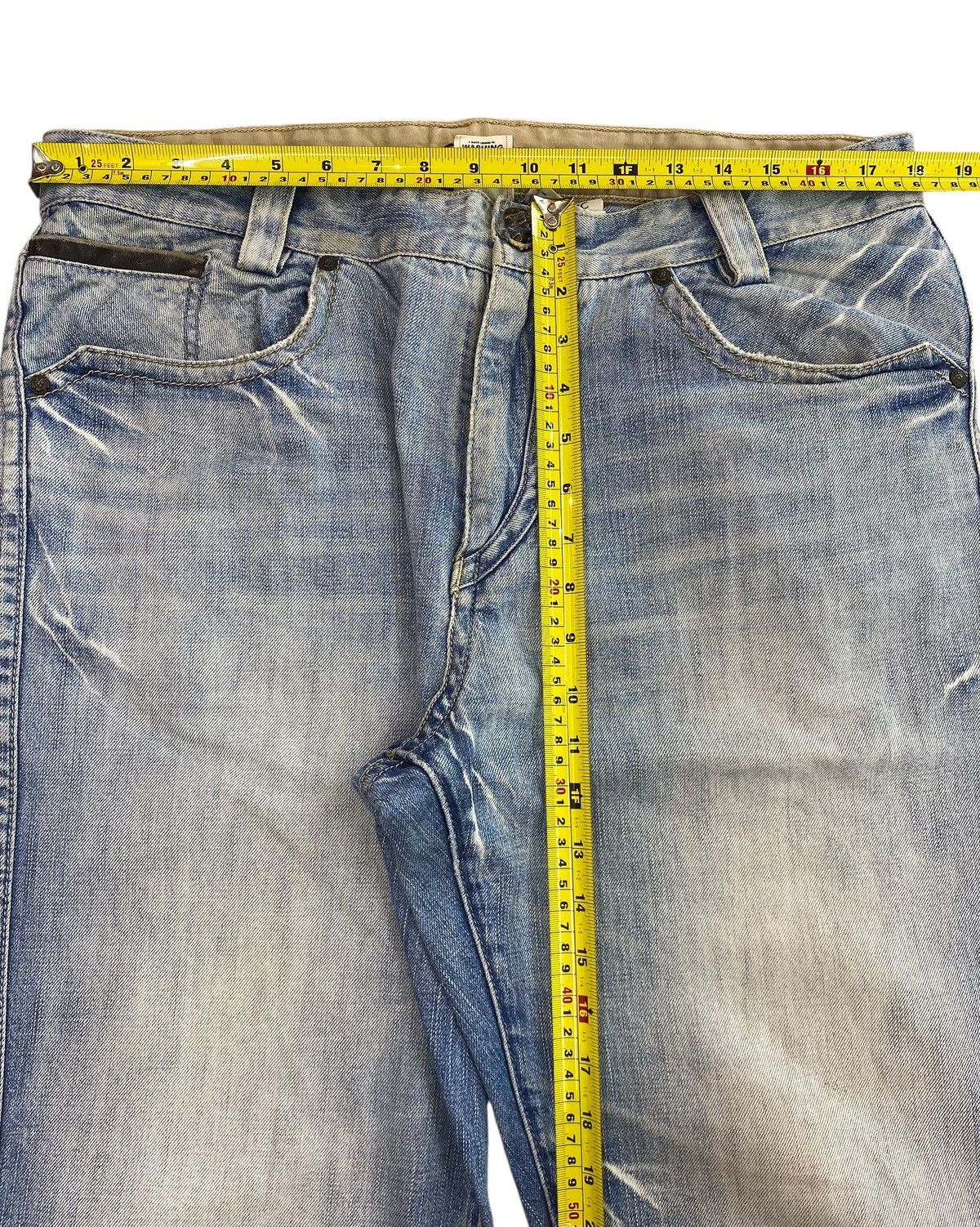Japanese Brand Japanese Brand Faded Wash Style Straight Leg Jeans Size US 36 / EU 52 - 6 Thumbnail