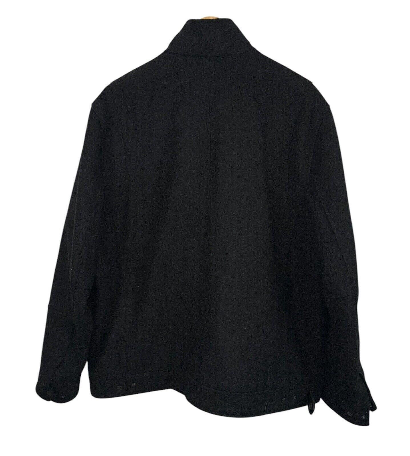 Levi's Levi’s Black Cotton Twill Full Zip Jacket with Quilted 2XL Size US XXL / EU 58 / 5 - 2 Thumbnail
