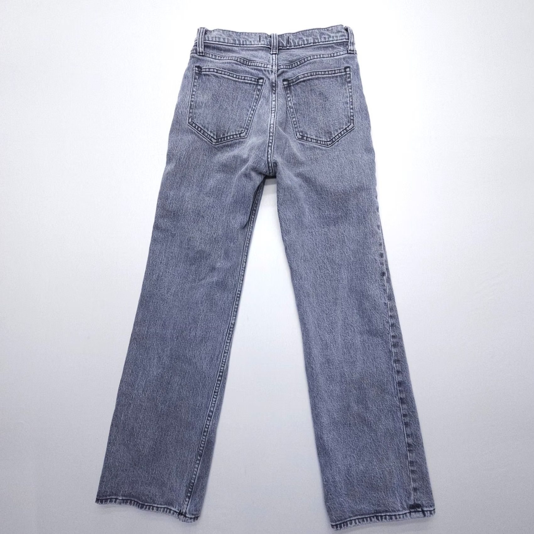 Abercrombie & Fitch Abercrombie & Fitch 90s Relaxed High Rise Jeans Womens 24 Gray Black Size 24" / US 00 / IT 34 - 2 Thumbnail