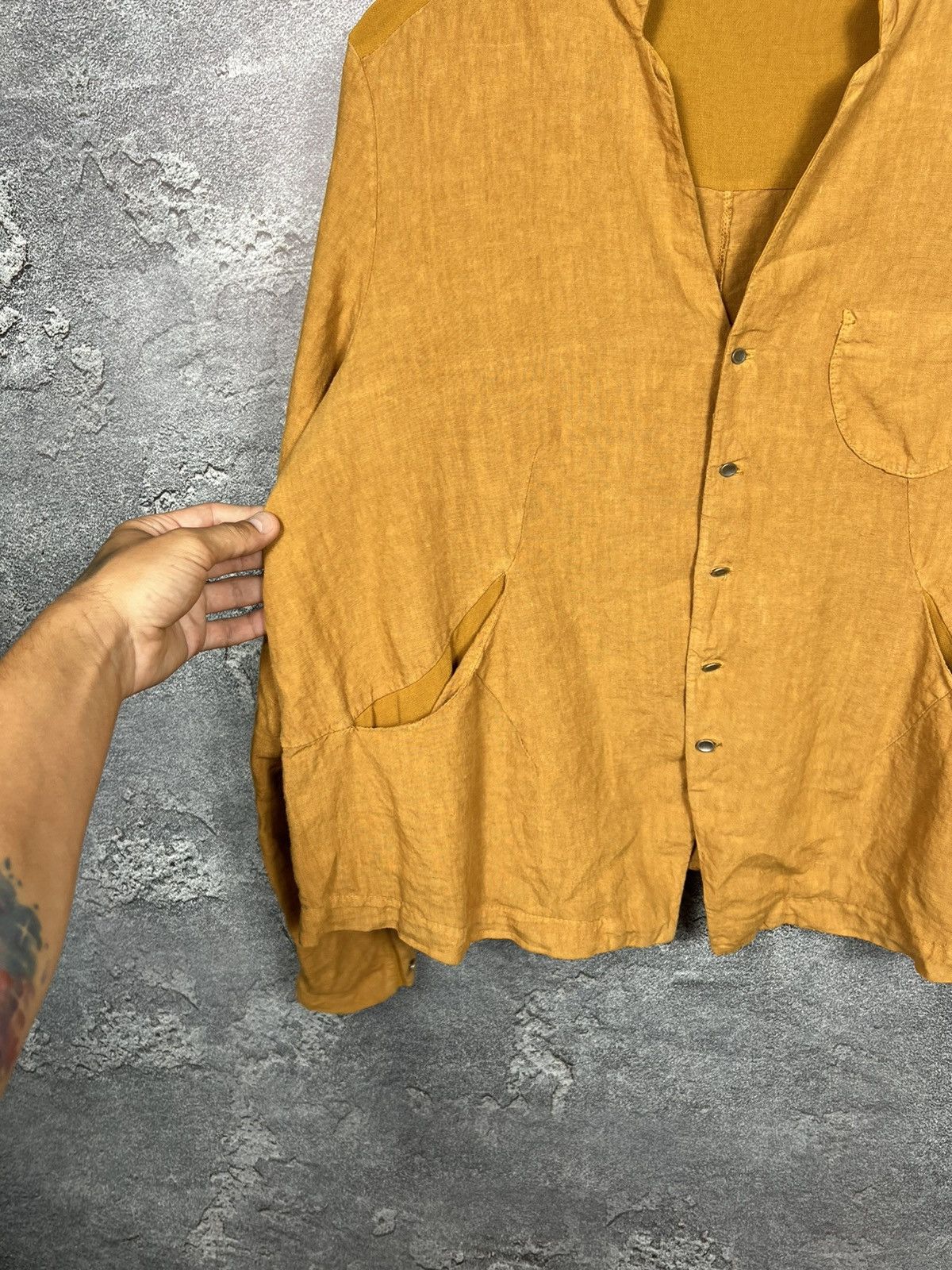 Transit Transit Par-Such Linen Blazer Jacket Size XL / US 12-14 / IT 48-50 - 4 Thumbnail