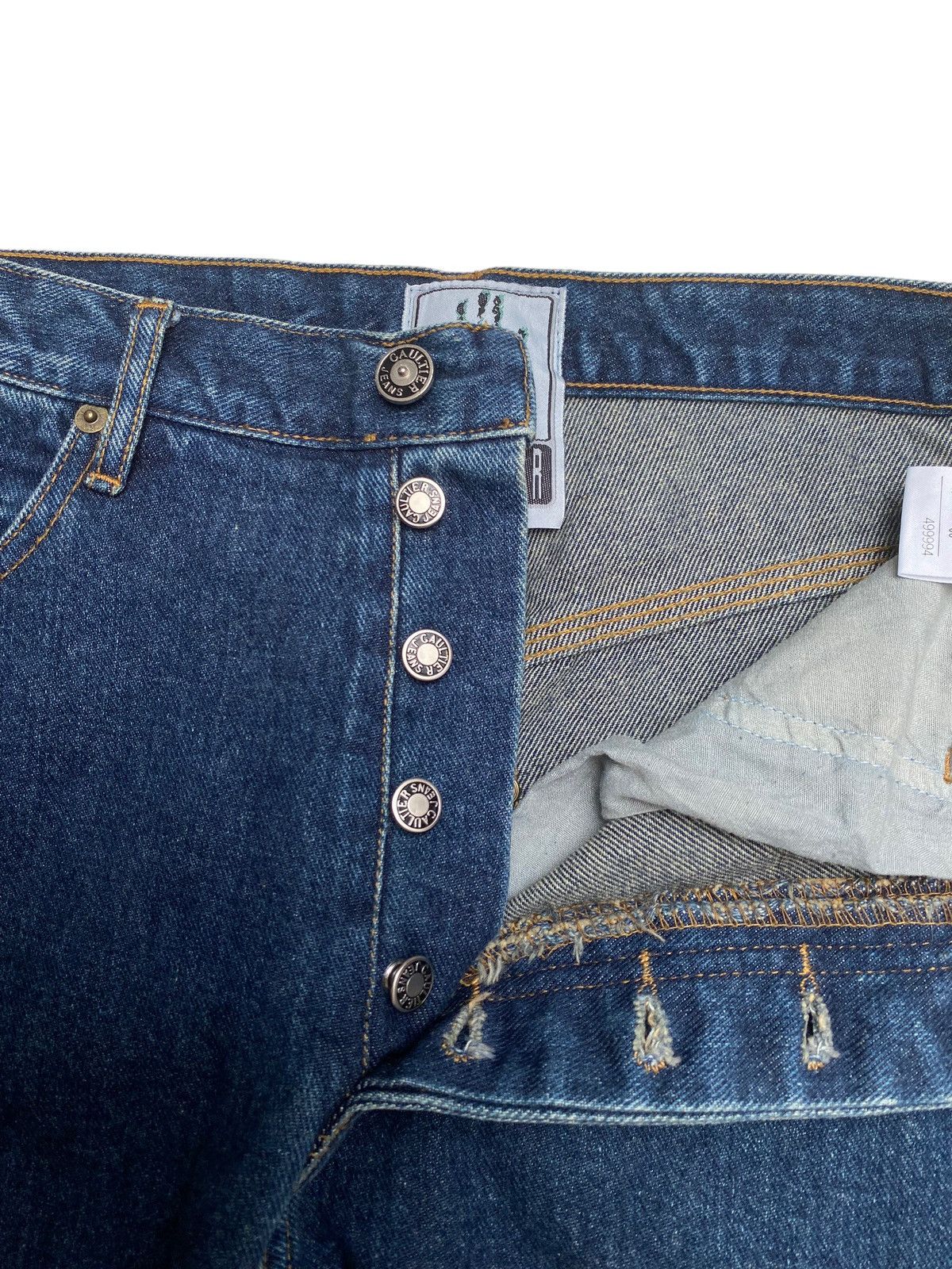 If Six Was Nine × Jean Paul Gaultier Rare Design Vintage Brand Jean Paul Gaultier Denim 1990s Size US 27 - 6 Thumbnail