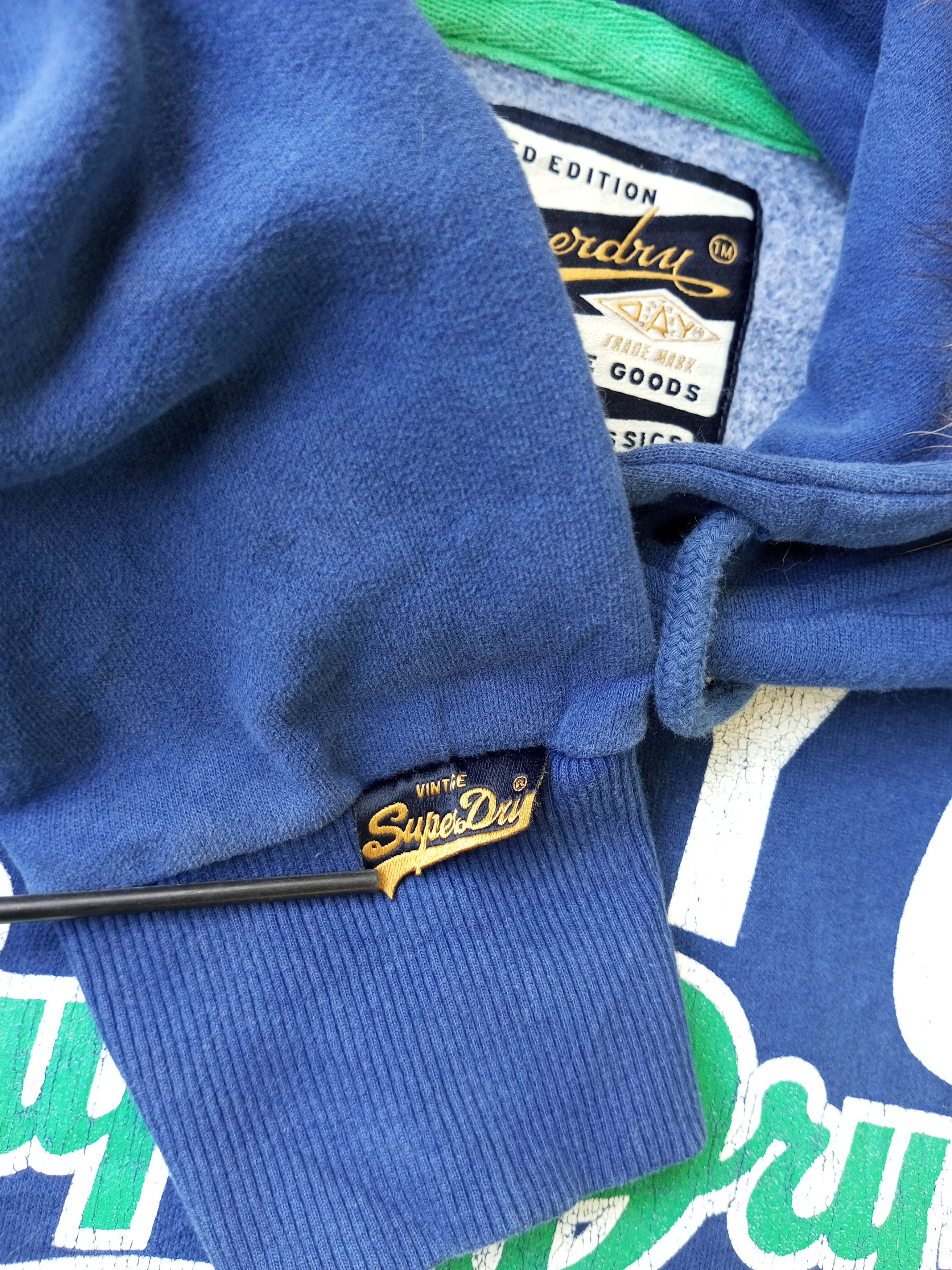 Japanese Brand × Le Grande Bleu (L.G.B.) × Superdry Super Dry Limited Edition Fur Hoodie Size US M / EU 48-50 / 2 - 9 Thumbnail