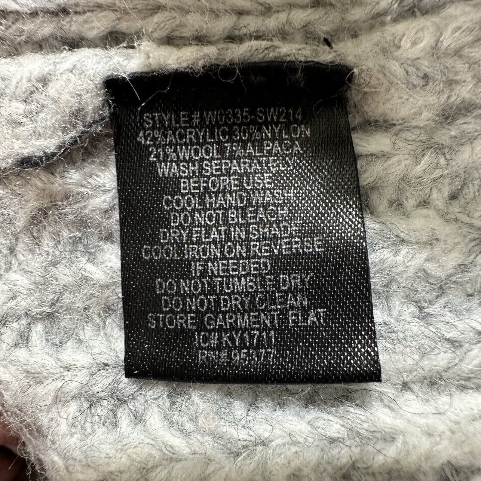 Sanctuary Sanctuary XS Snap Button Down Cardigan Sweater Wool Alpaca Size XS / US 0-2 / IT 36-38 - 4 Thumbnail