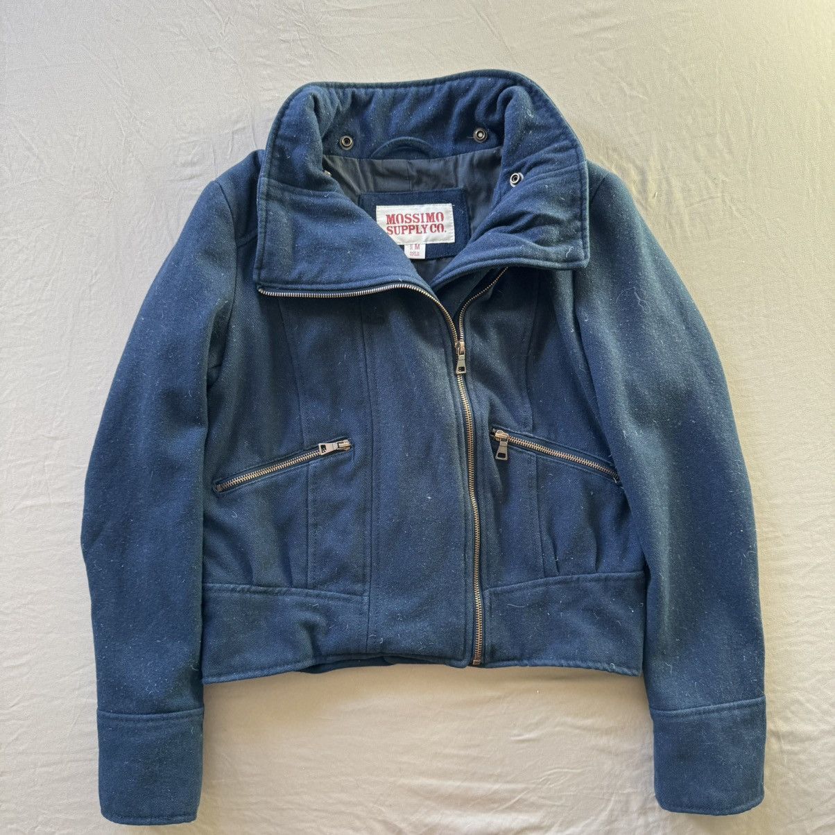 Mossimo Mossimo Supply Co. Wool Blend Moto Jacket Size M / US 6-8 / IT 42-44 - 1 Thumbnail