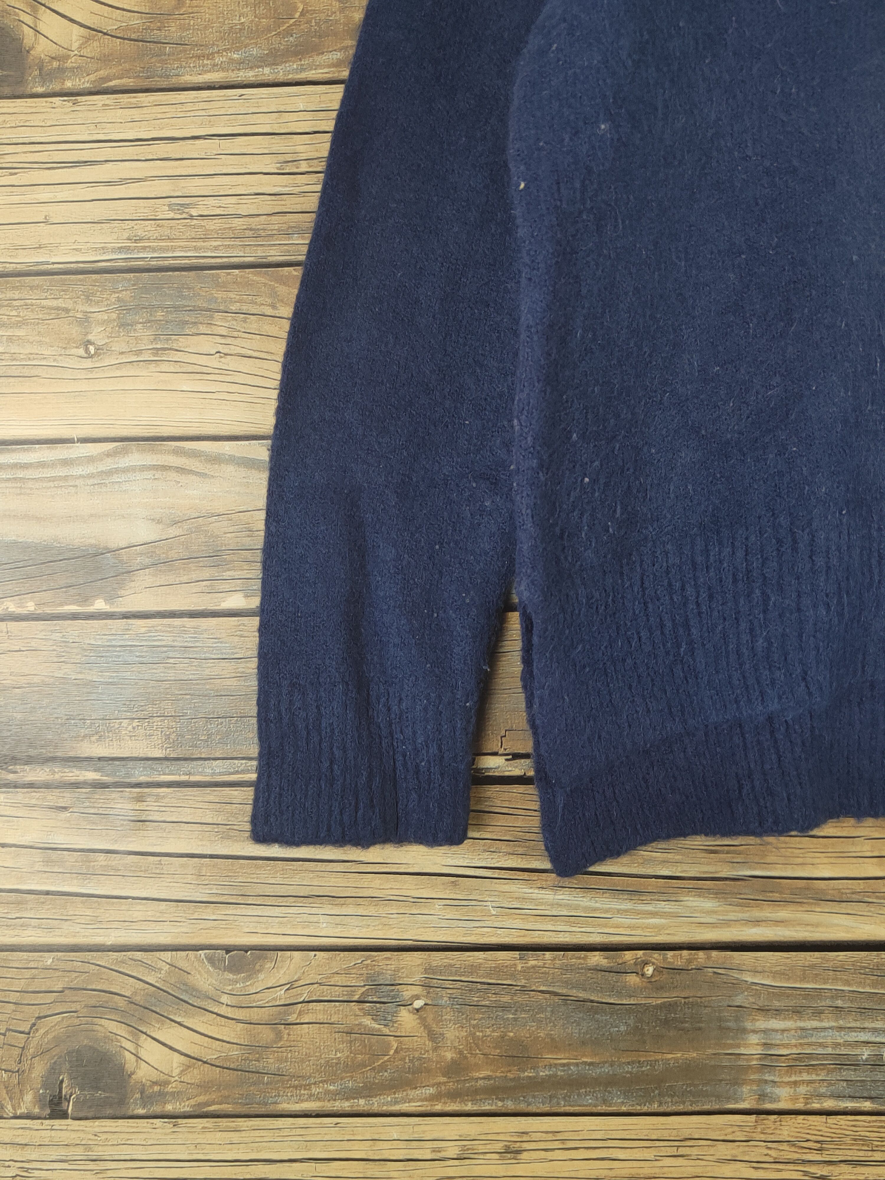 Homespun Knitwear Temt Navy Cactus Knitwear Sweatshirts #W1212 Size S / US 4 / IT 40 - 4 Thumbnail