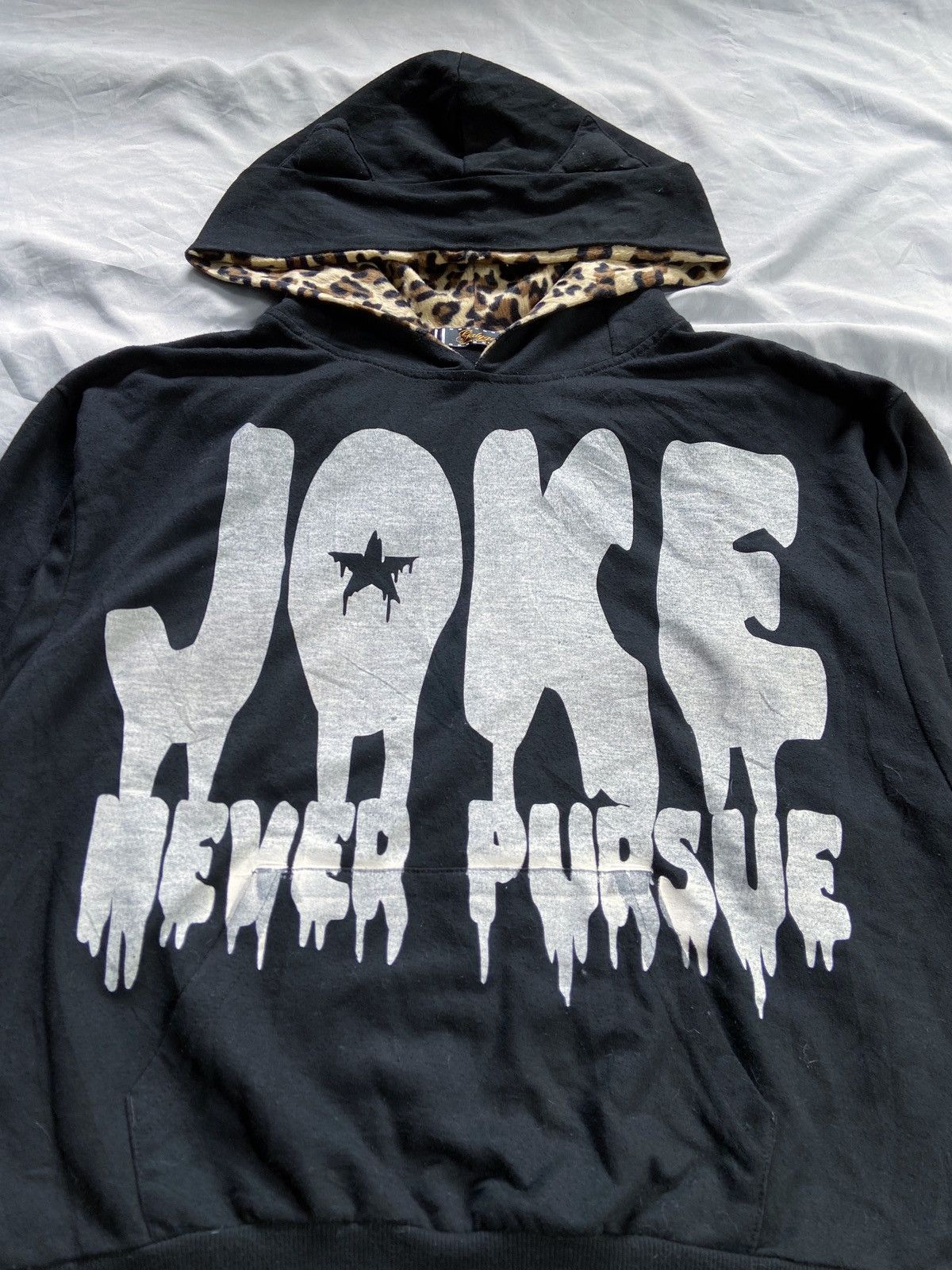 Japanese Brand JOKE NEVER PURSUE DEVIL HOODIE STYLE Size US S / EU 44-46 / 1 - 2 Thumbnail