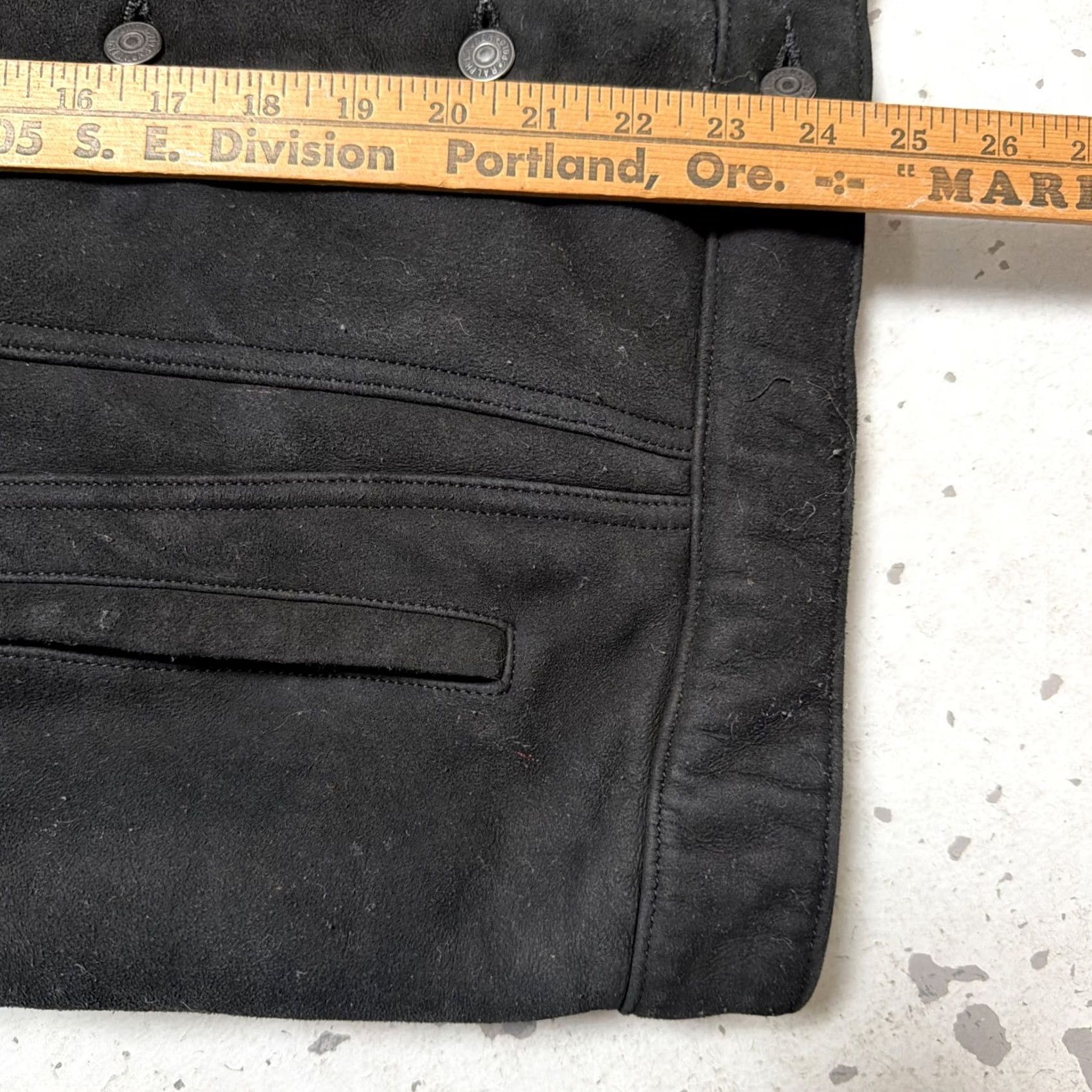 Ralph Lauren Polo Ralph Lauren Jacket XL Leather Trucker Bomber distressed Biker Workwear Vintage Mens Black Size US XL / EU 56 / 4 - 6 Thumbnail