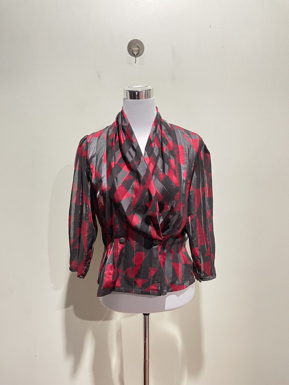 Pierre Balmain Pierre Balmain Double Breasted Blouse Size ONE SIZE - 1 Thumbnail