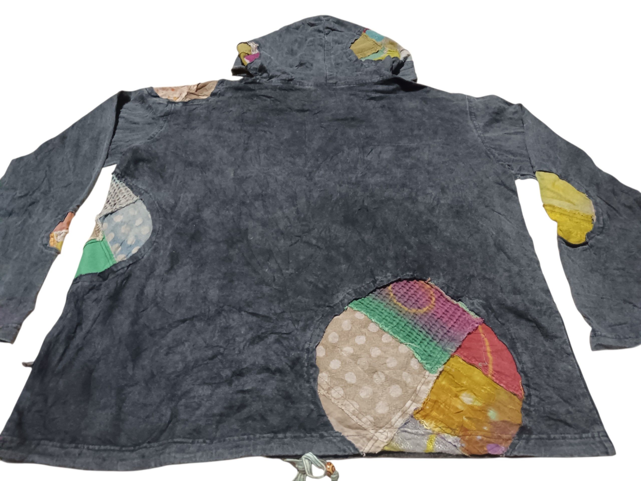 Beauty Beast JAPANESE EL RODEO PATCHWORK KAPITAL LIKE PULLOVER HOODIE Size US M / EU 48-50 / 2 - 6 Thumbnail