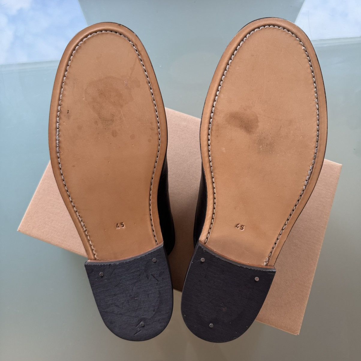 Our Legacy × Stussy Workshop Work Mules Black Leather EU 45 Size US 12 / EU 45 - 5 Thumbnail