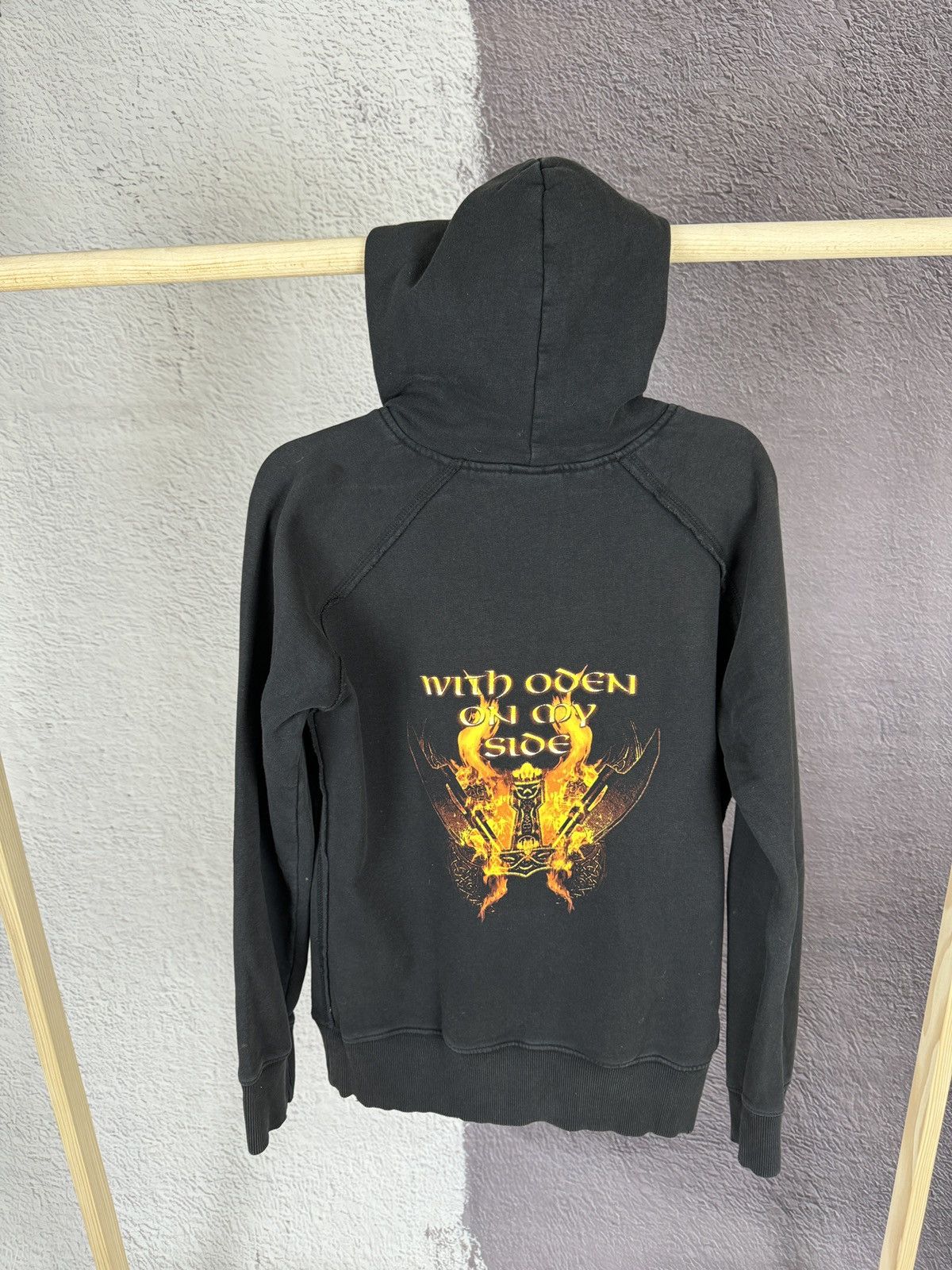 Band Tees Vintage 00s Amon Amarth with oden on my side Metal Hoodie Size US M / EU 48-50 / 2 - 3 Thumbnail