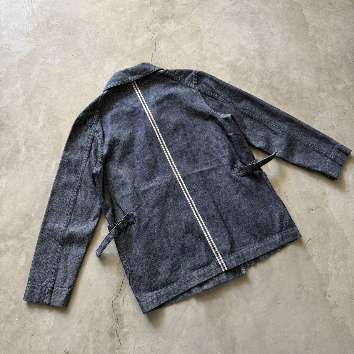 Evisu Evisu Yamane Japan Raw Denim Selvedge Chore Jacket Size US L / EU 52-54 / 3 - 2 Thumbnail