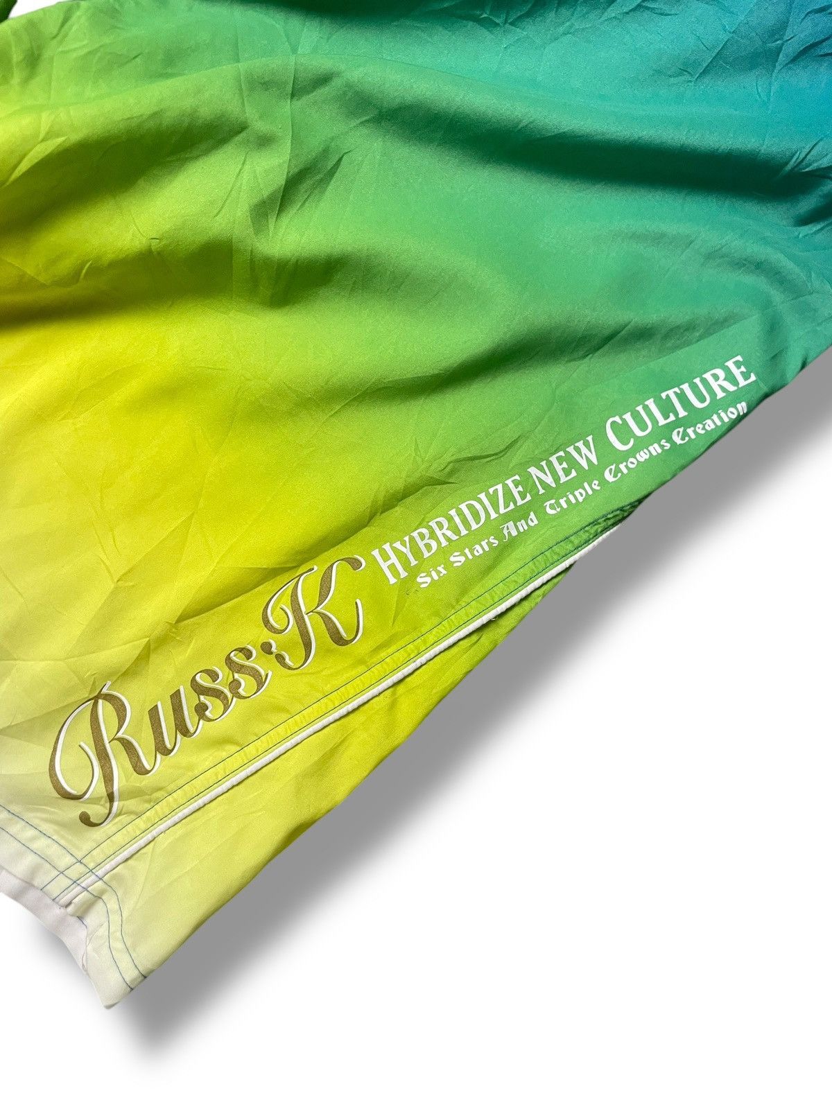 Japanese Brand × Vintage RUSS K. Brand Ombre Shorts (91) Size US 41 - 9 Thumbnail