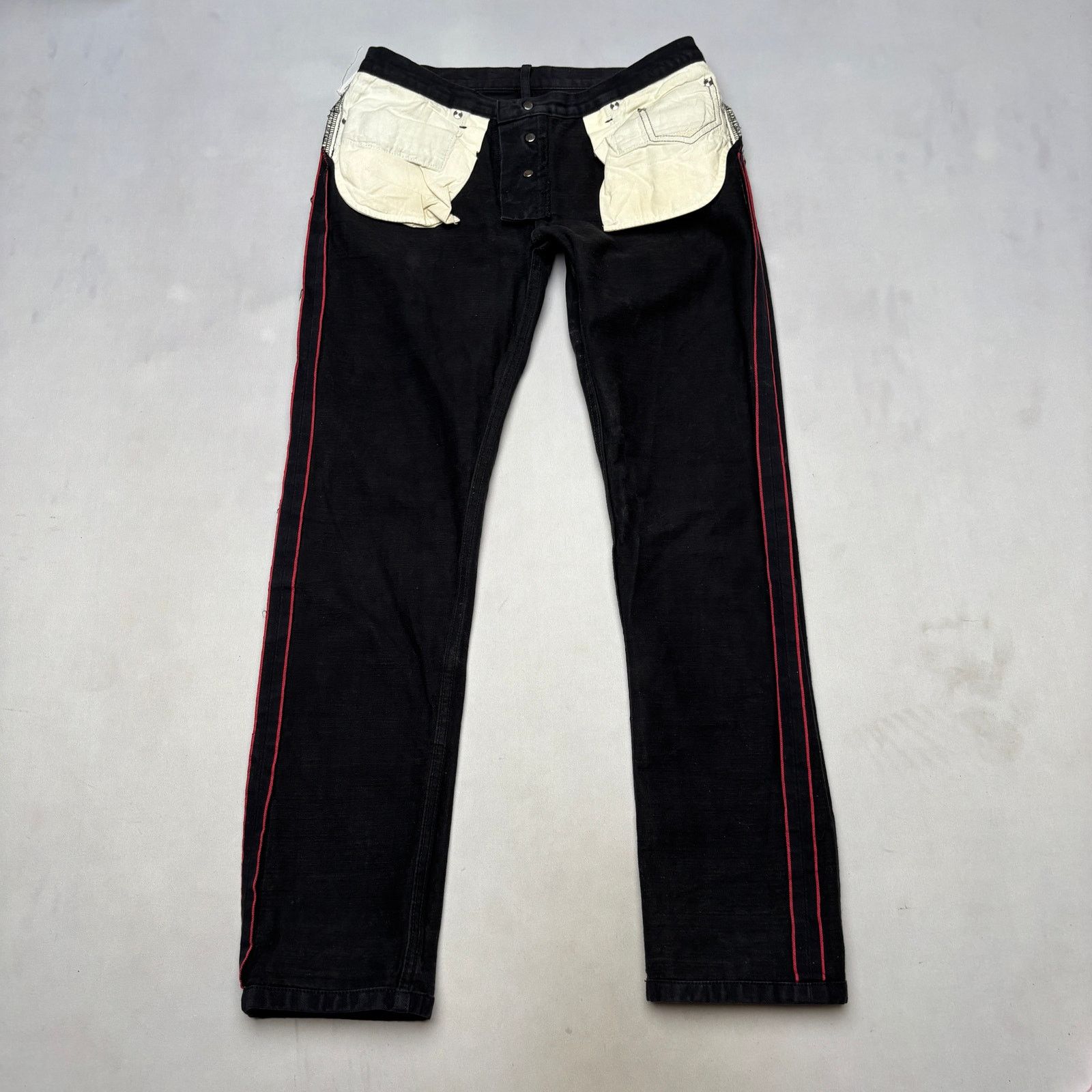 A.P.C. A.P.C. Rue Madame Paris Selvedge Jeans 28x27.5 Black Denim Size US 28 / EU 44 - 3 Thumbnail