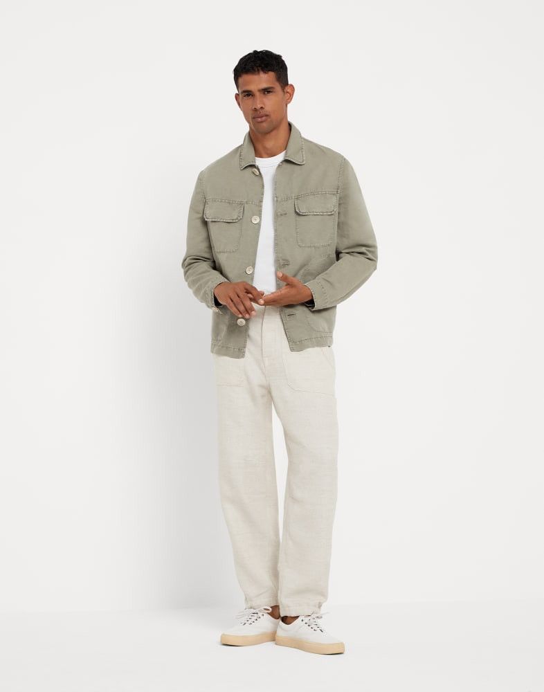 Brunello Cucinelli o1w1db10825 Long Jacket in Green Size US M / EU 48-50 / 2 - 3 Thumbnail