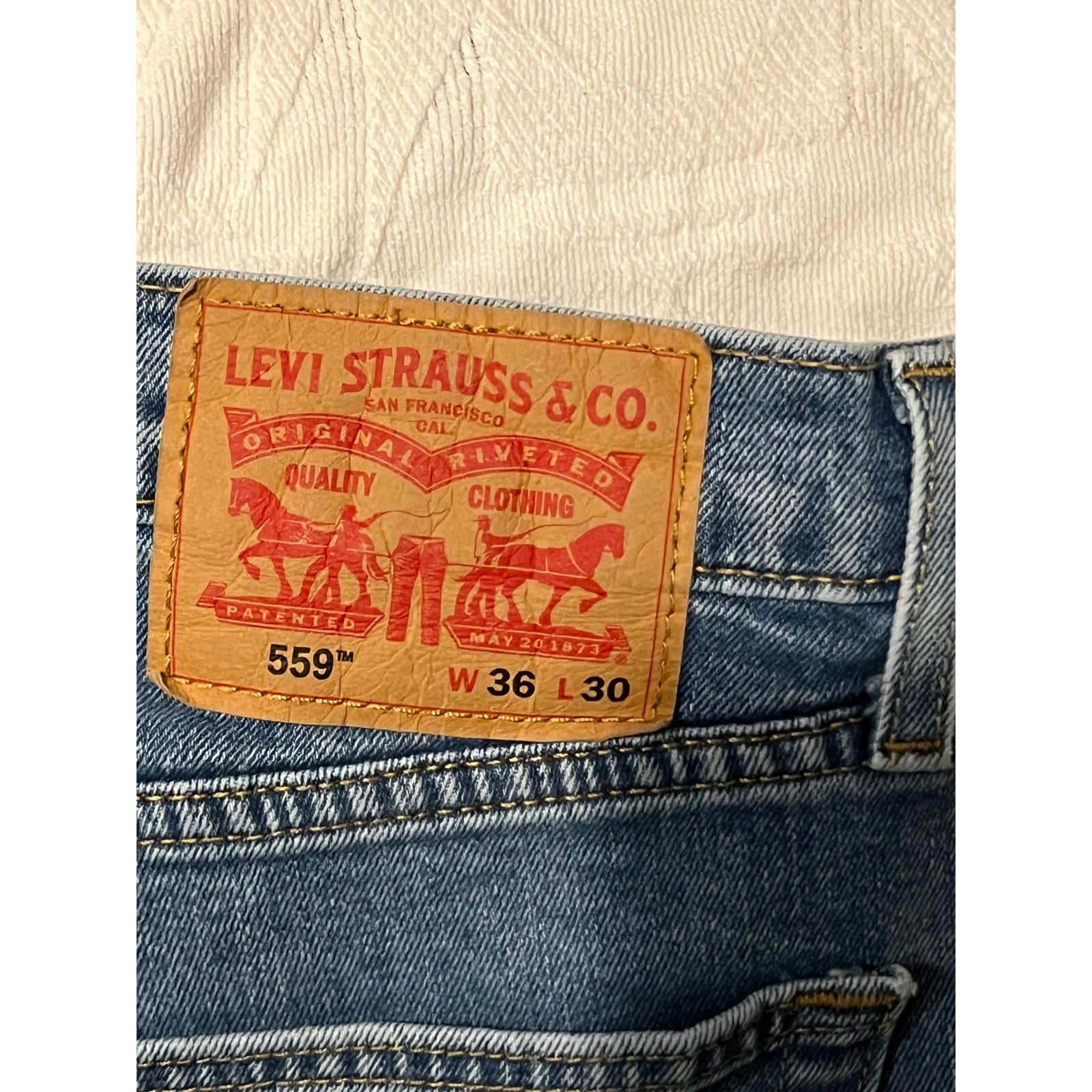 Levi's Levi's 559 Relaxed Straight Leg Jeans, Men's 36x30 Size US 36 / EU 52 - 3 Thumbnail