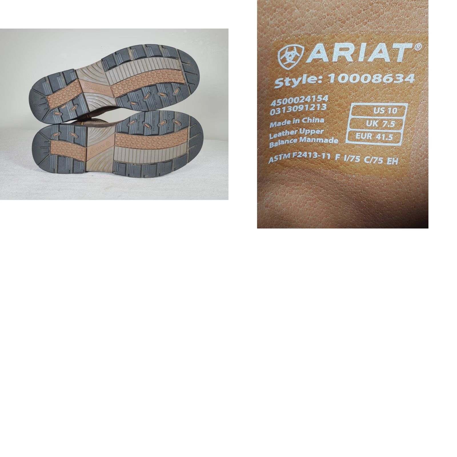 Ariat ARIAT Tracey Composite Toe Work Boots Dusted Brown Leather 10008634 Women's US 10 B Size US 10 / IT 40 - 9 Thumbnail