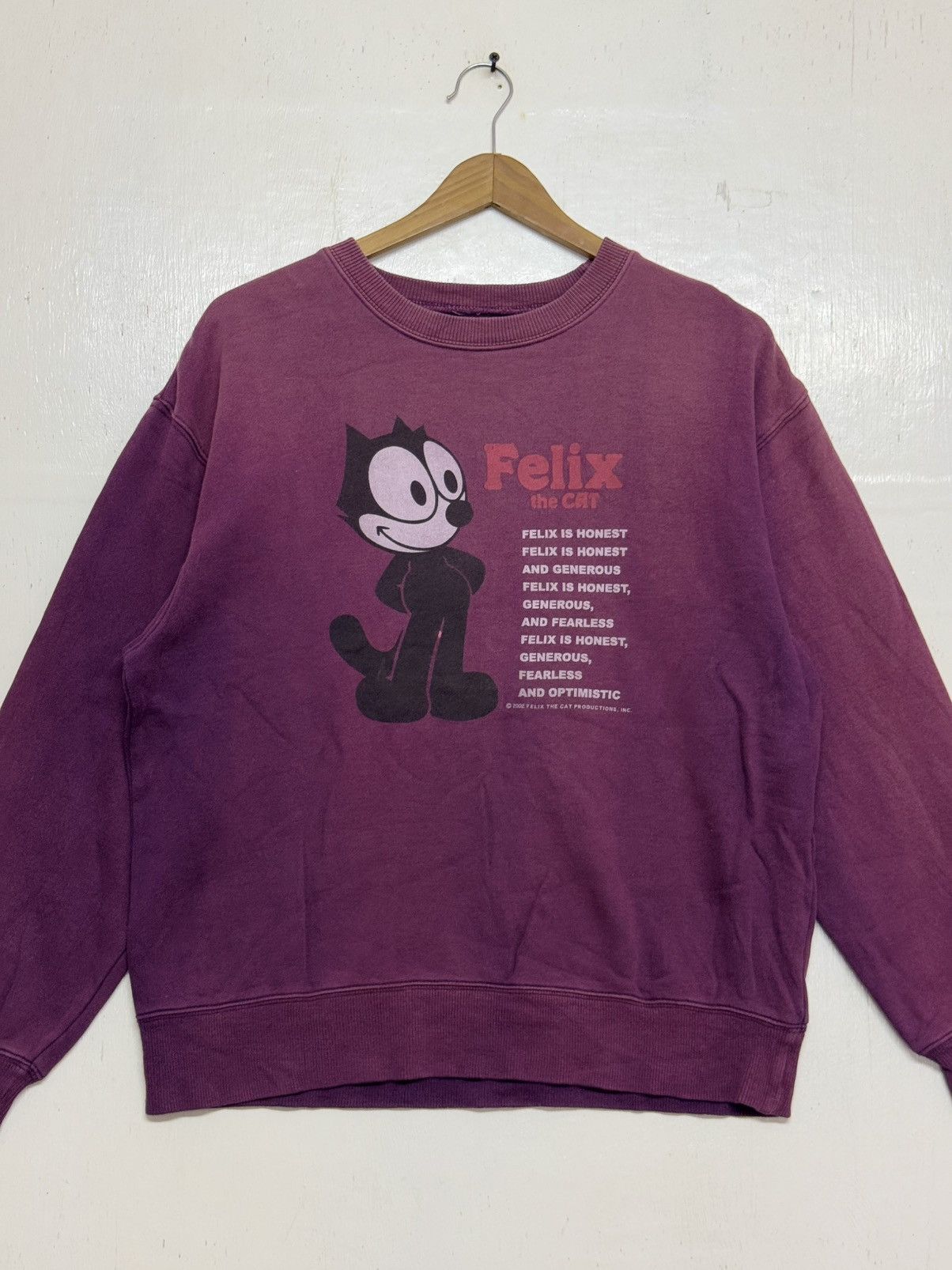 Vintage Vintage Felix The Cat Sunfaded Size US L / EU 52-54 / 3 - 4 Thumbnail