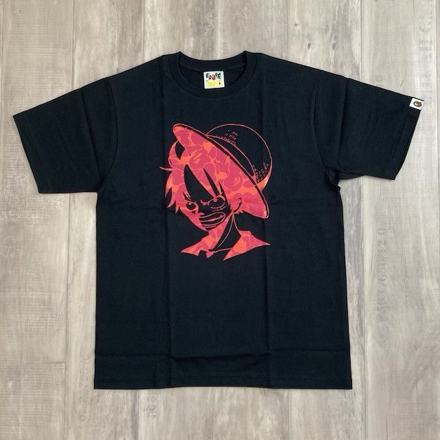 Bape One Piece × BAPE CAMO Luffy T-shirt a bathing ape onepiece Size US M / EU 48-50 / 2 - 1 Thumbnail