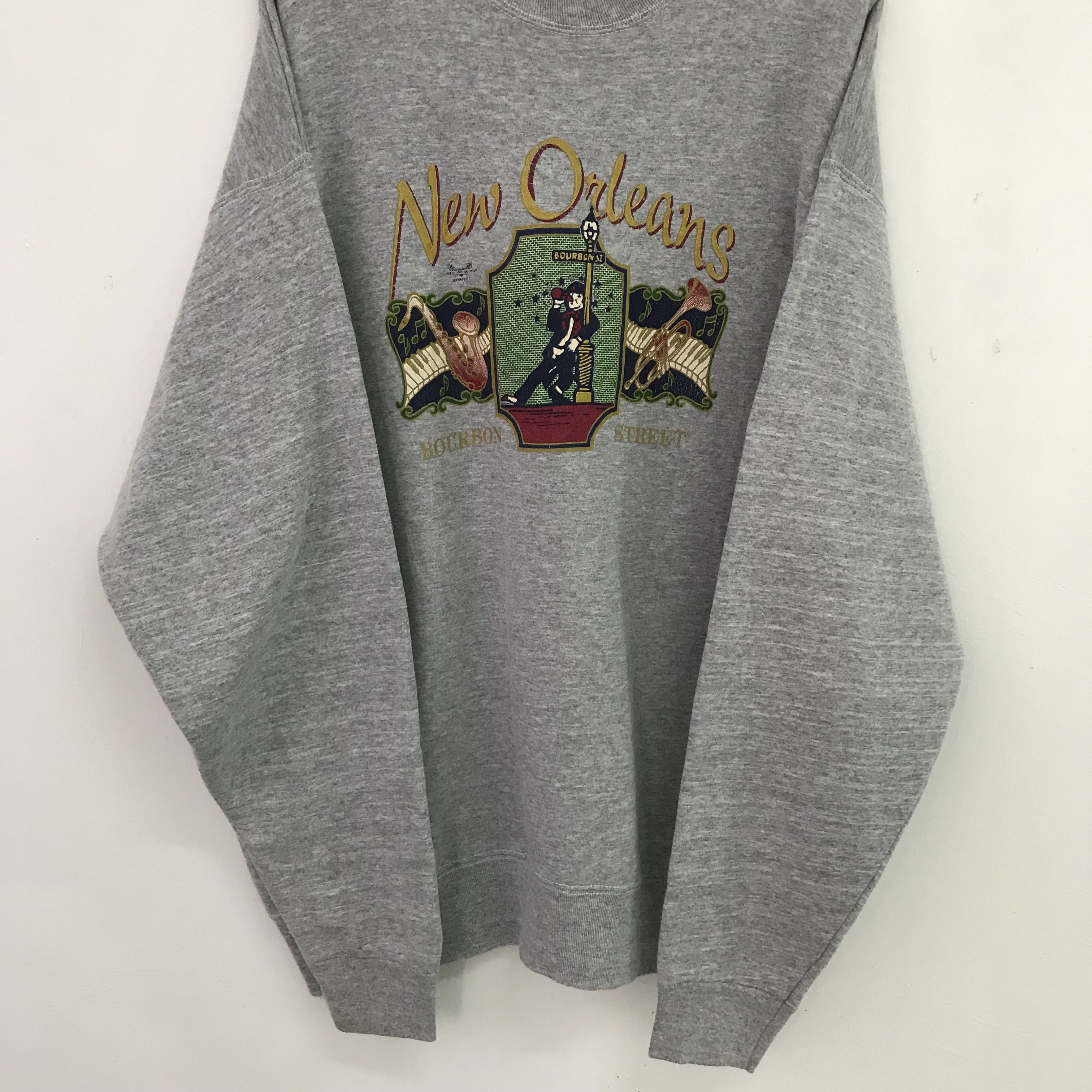 Vintage Vintage Bourbon Street New Orleans Gray - 545 Size US XL / EU 56 / 4 - 6 Thumbnail