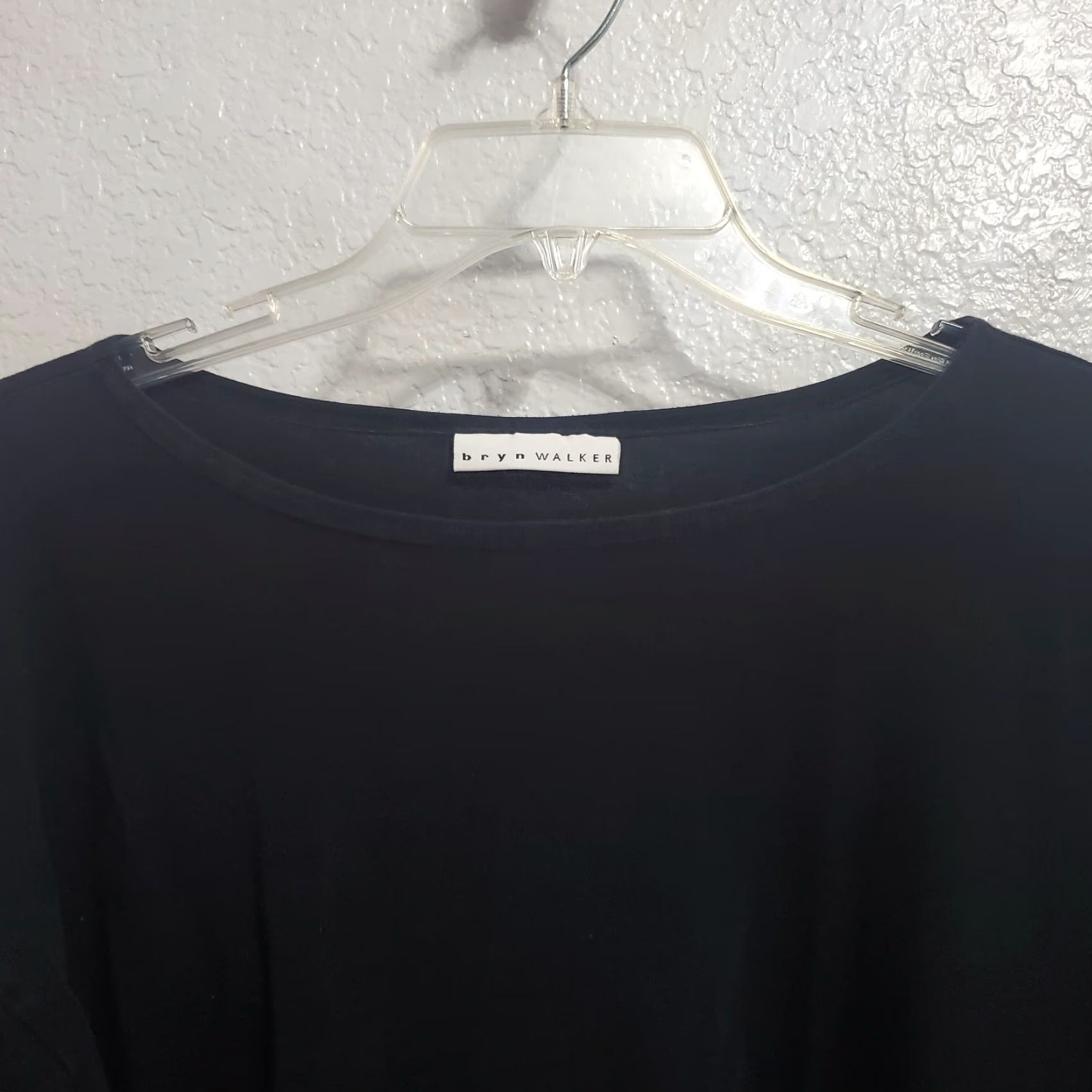 Vintage VINTAGE Bryn Walker Top Women M Black Organic Cotton Long Sleeve Relaxed Minimalist Size M / US 6-8 / IT 42-44 - 5 Thumbnail