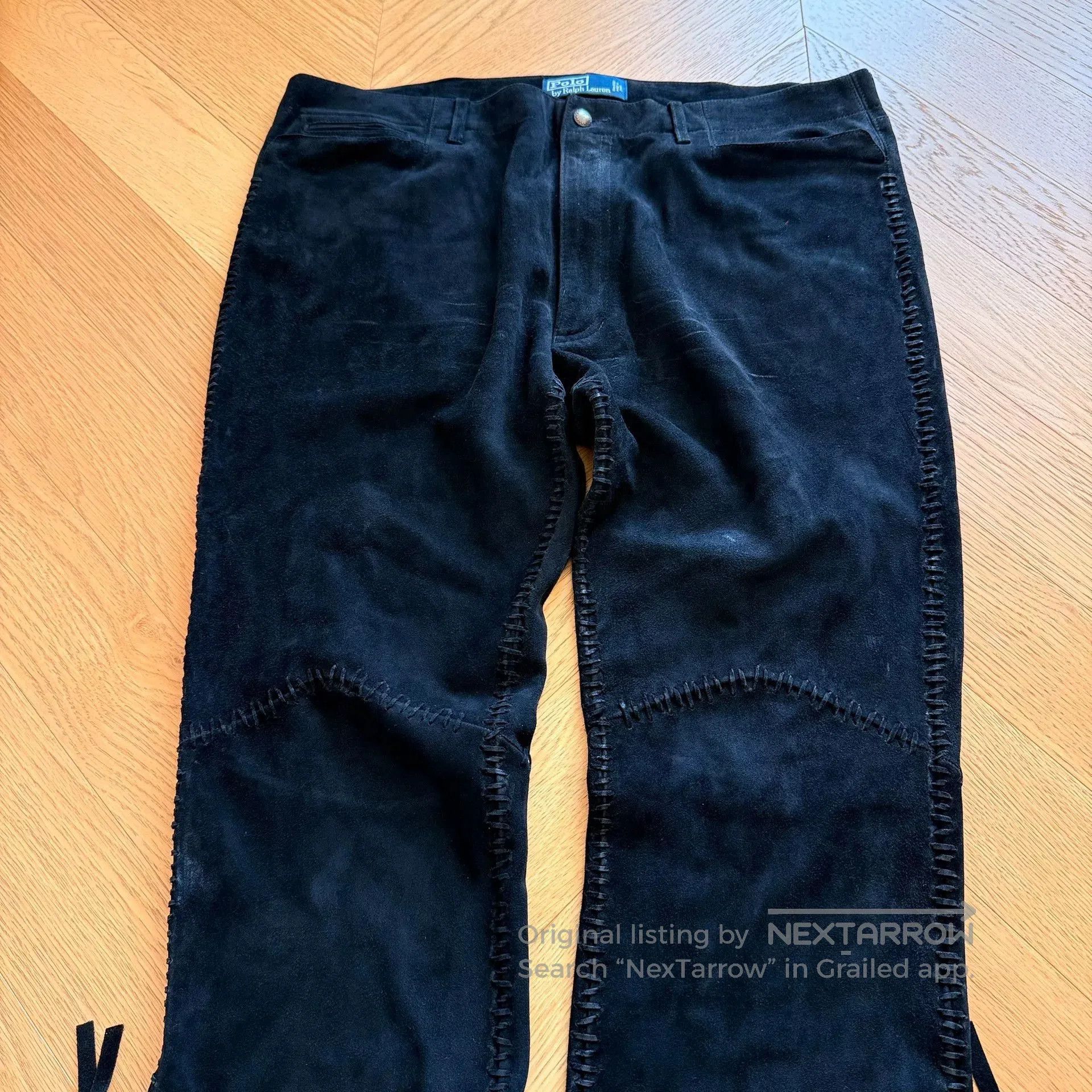RLX Ralph Lauren Vintage Ralph Lauren Suede Pants. Size US 38 / EU 54 - 4 Thumbnail
