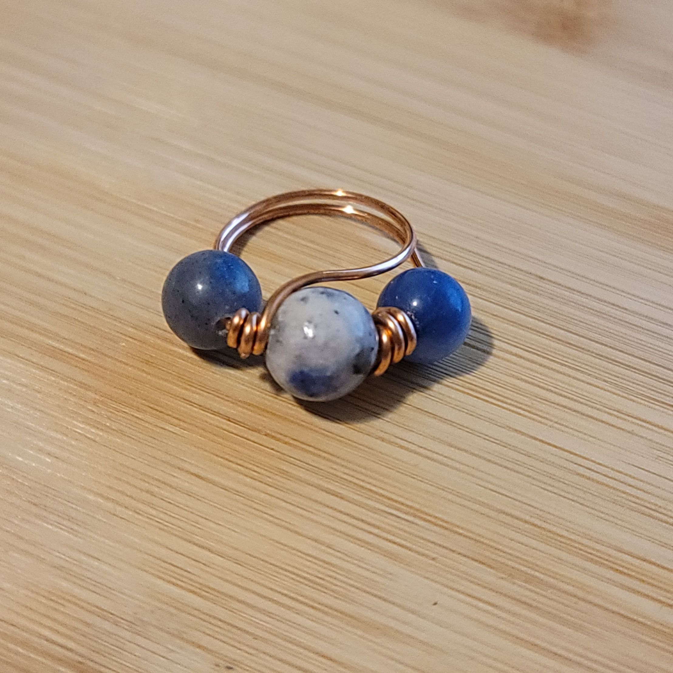 Handmade Handmade Sunstone K2 Copper Ring Size ONE SIZE - 4 Thumbnail