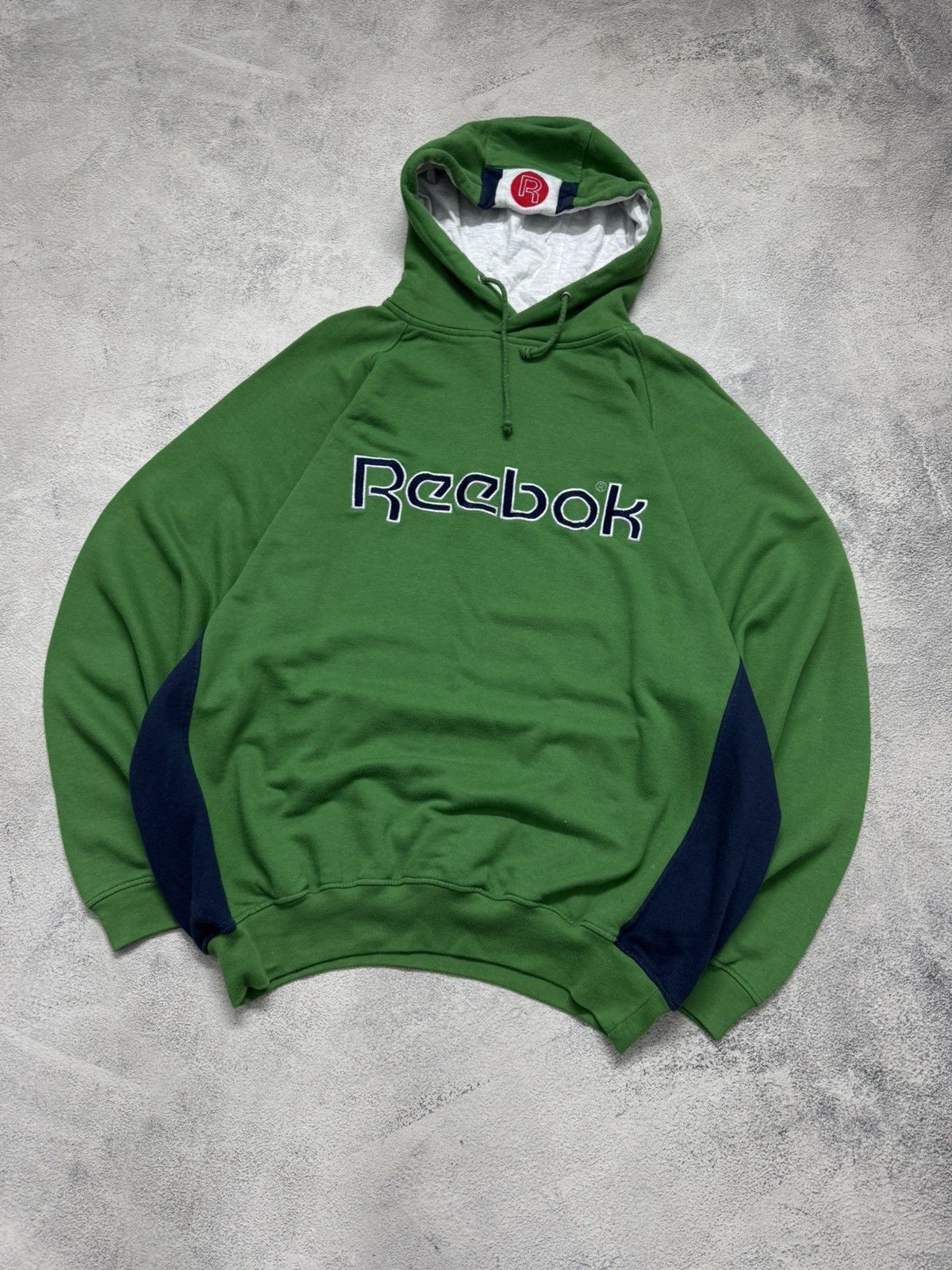 Reebok Vintage Y2k Reebok Big Logo Hoodie 00’s Size US XXL / EU 58 / 5 - 4 Thumbnail
