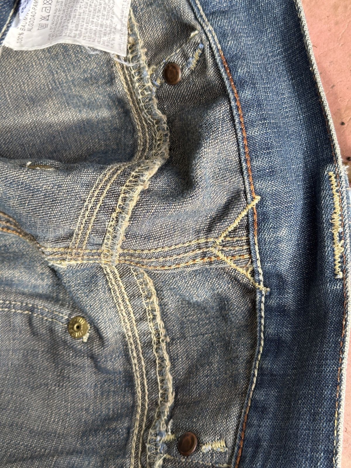 Japanese Brand Diesel Bootcut 💥 BootCut Bluewash Buckleback 💥❗️ Size US 28 / EU 44 - 18 Thumbnail