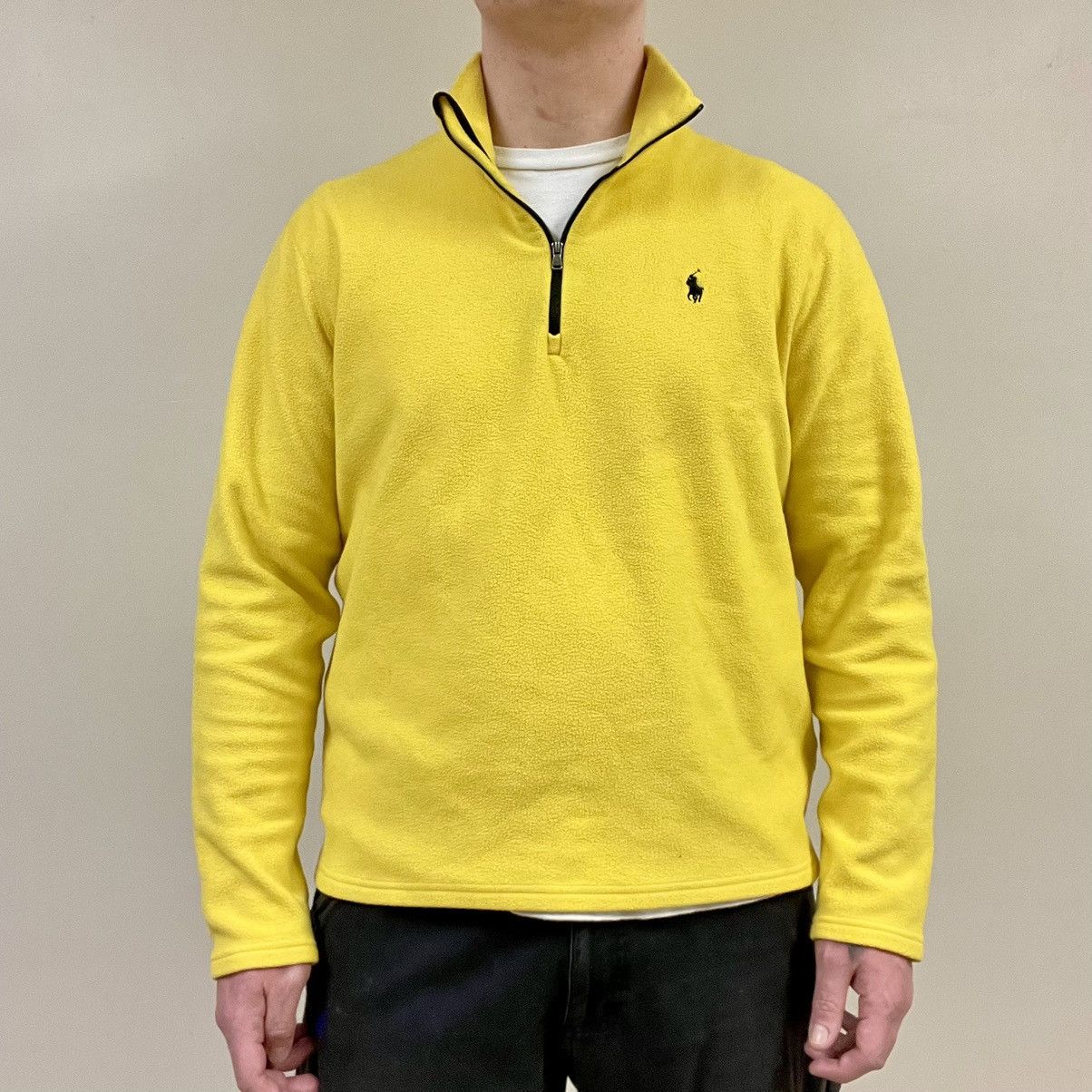 Designer × Polo Ralph Lauren Polo Ralph Lauren Yellow Performance Quarter Zip - Large Size US L / EU 52-54 / 3 - 1 Thumbnail