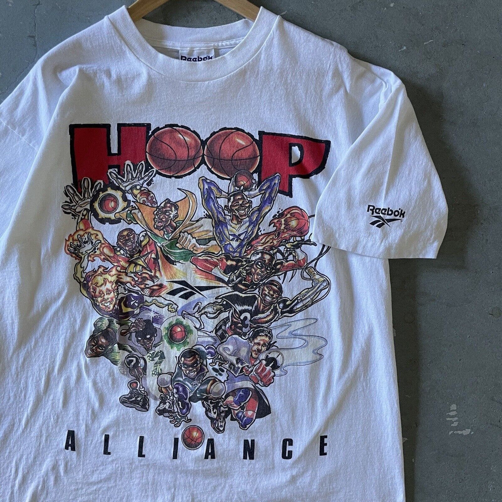 NBA × Reebok × Vintage Vintage Reebok NBA Hoop Alliance T-Shirt Size XL Size US XL / EU 56 / 4 - 4 Thumbnail