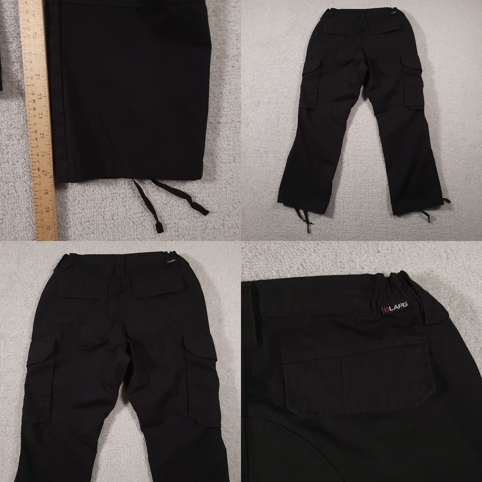 Vintage LAPG Pants Women's 6 Short Black Stretch Ops Tactical Fade Resistant Police Pants Shirt? Size 27" / US 4 / IT 40 - 9 Thumbnail